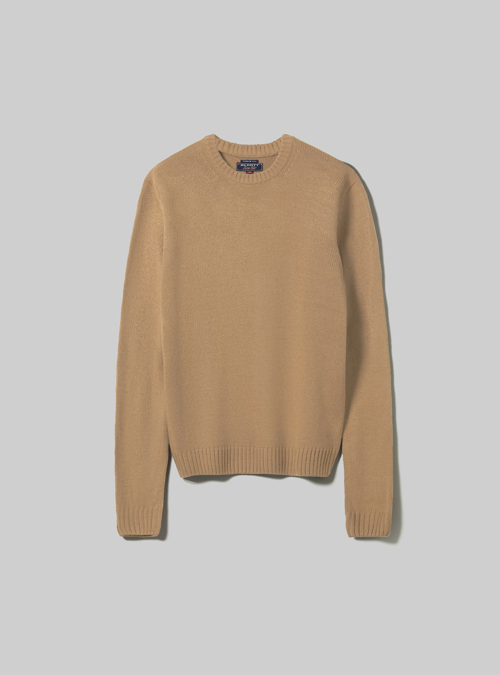 Maglione girocollo, MBG2 BEIGE MEL MED
