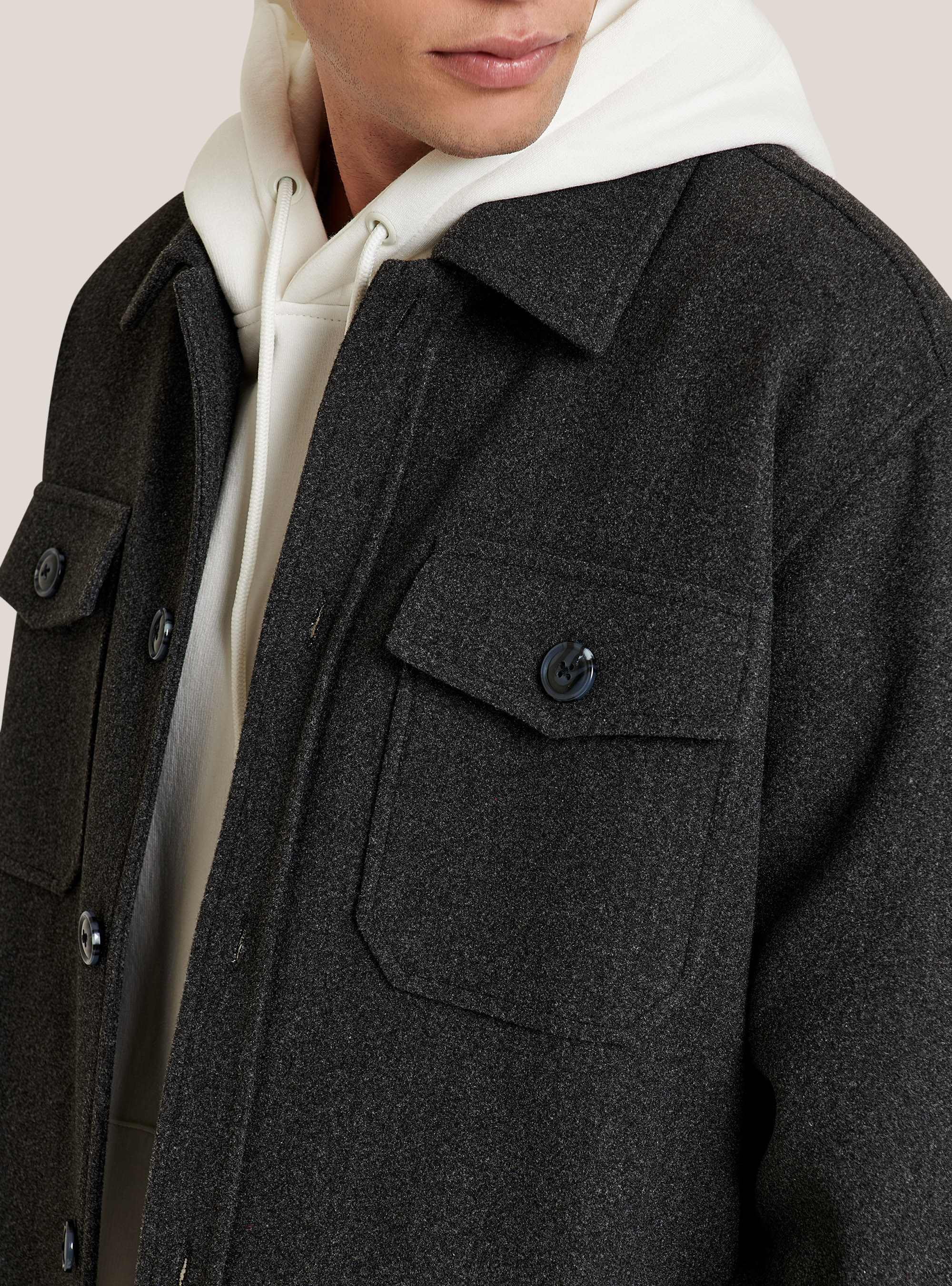 Camicia Over Con Tasconi