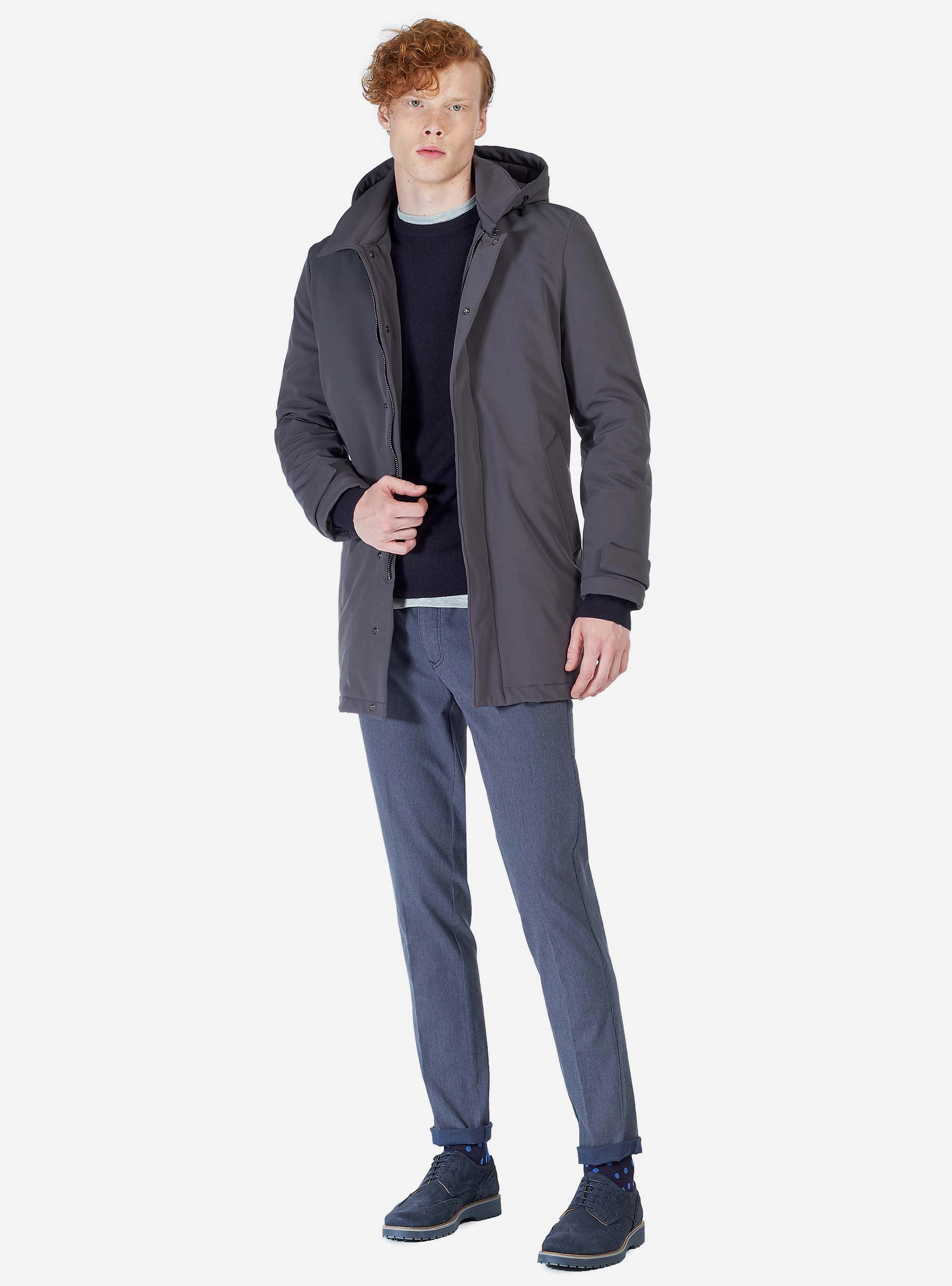 Blouson long, C115 GREY