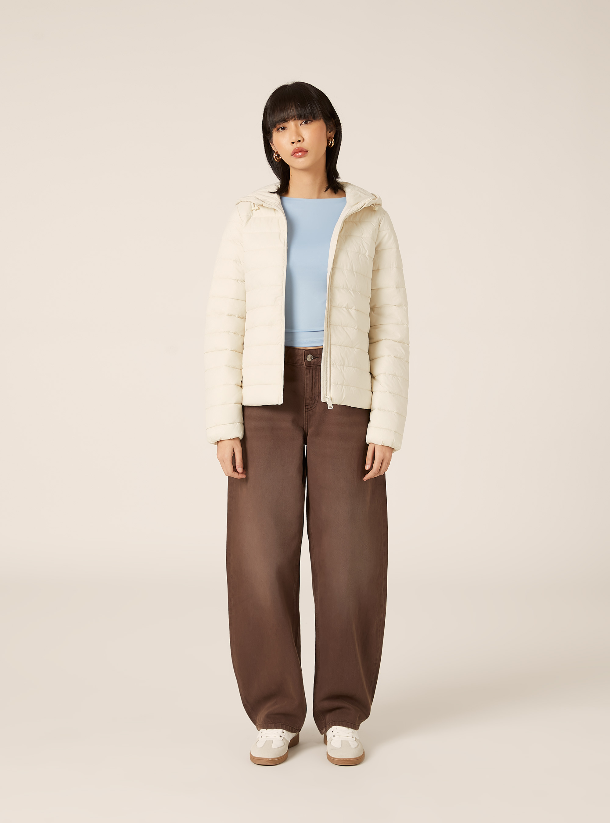 Giubbotto con imbottitura riciclata, WH1 OFF WHITE