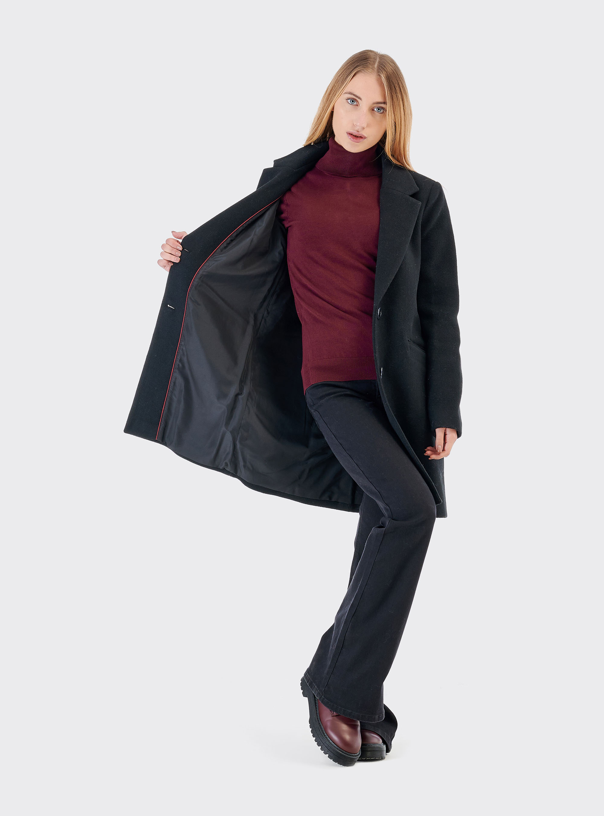 Jersey de cuello alto, BURDEOS