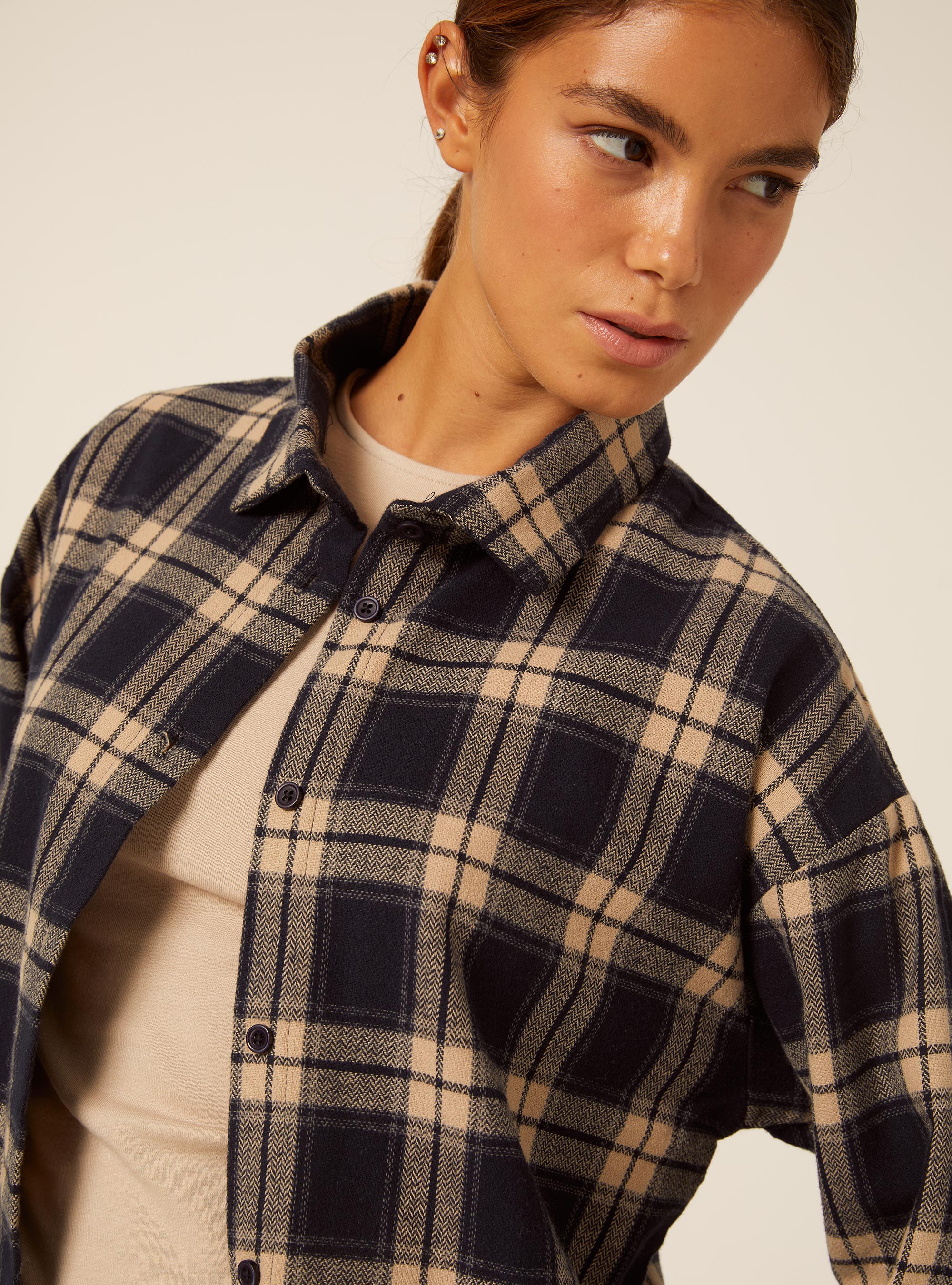 Camicia a quadri, NA1 NAVY DARK
