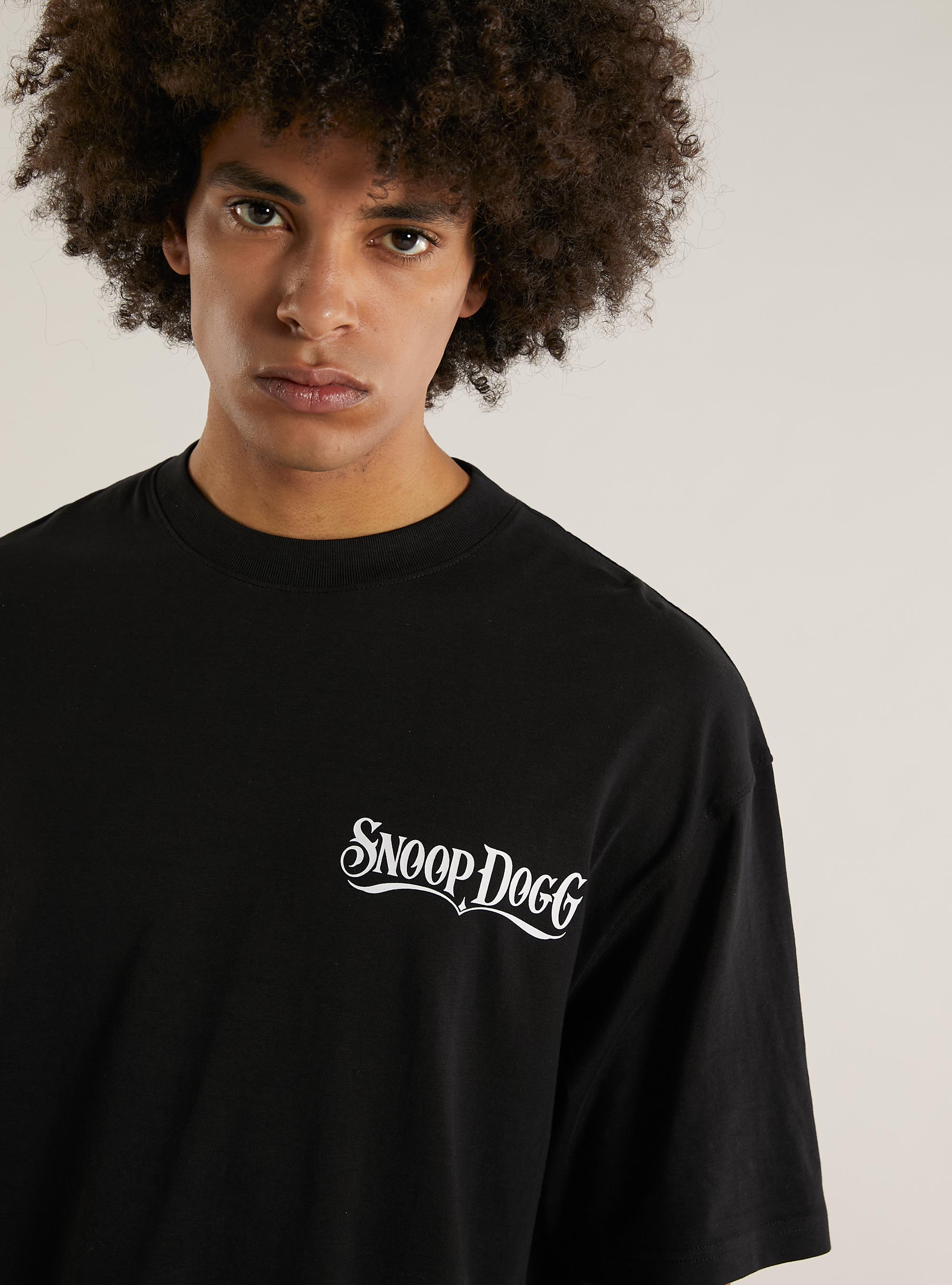 T-shirt coupe carrée Snoop Dogg / Alcott, BK1 BLACK