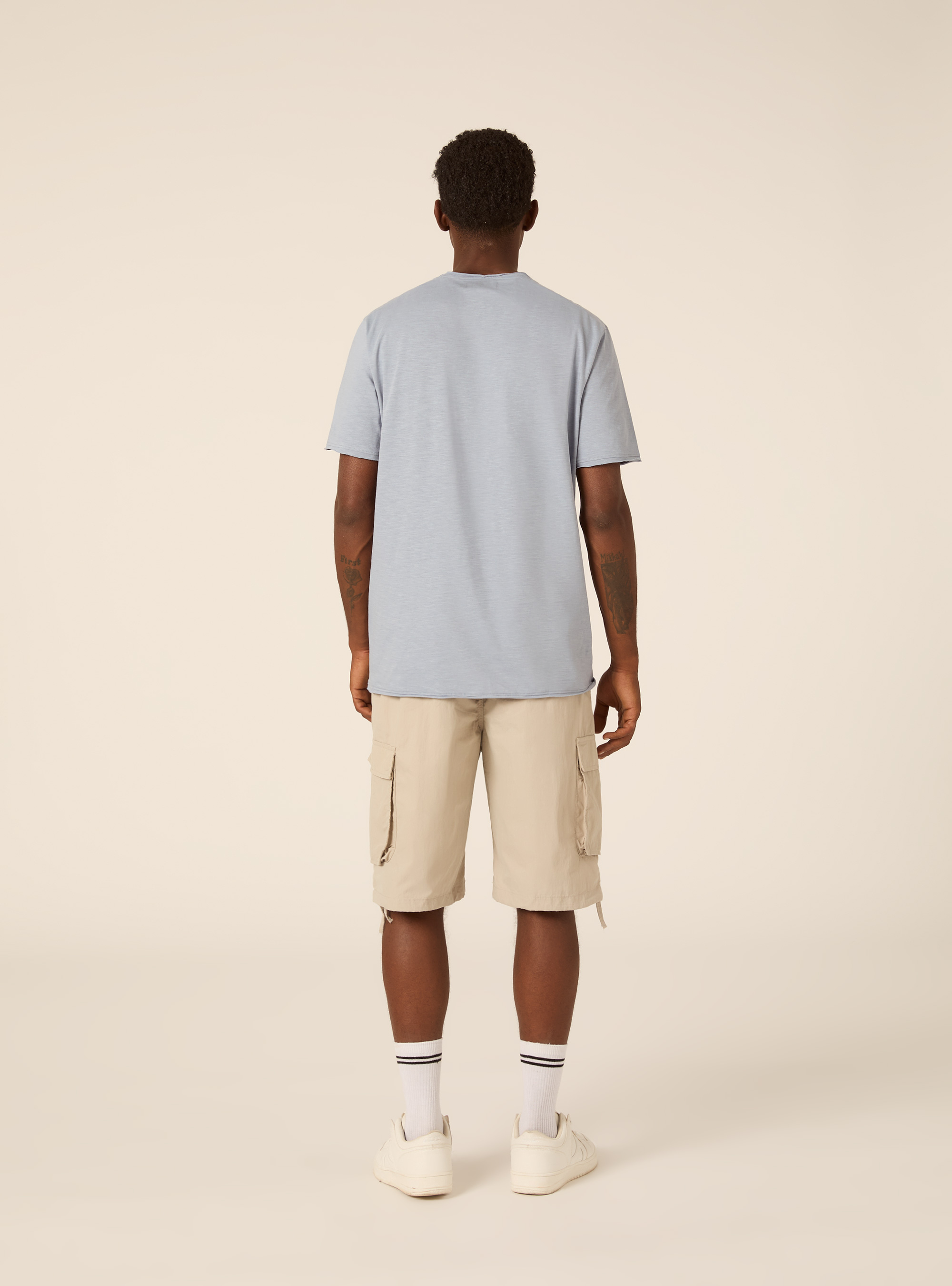T-shirt slub tinta unita, AZ3 AZURE LIGHT