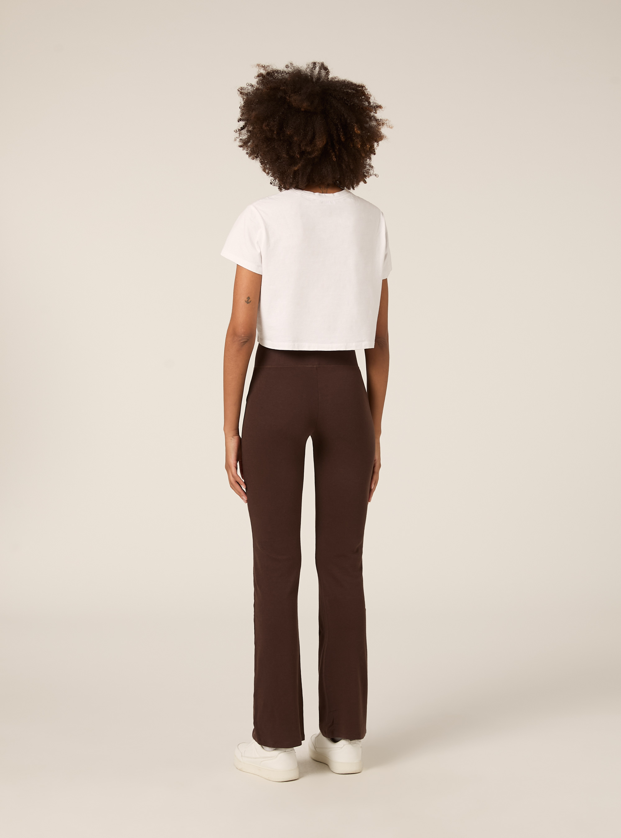 Flare-Leggings, BR1 BROWN DARK