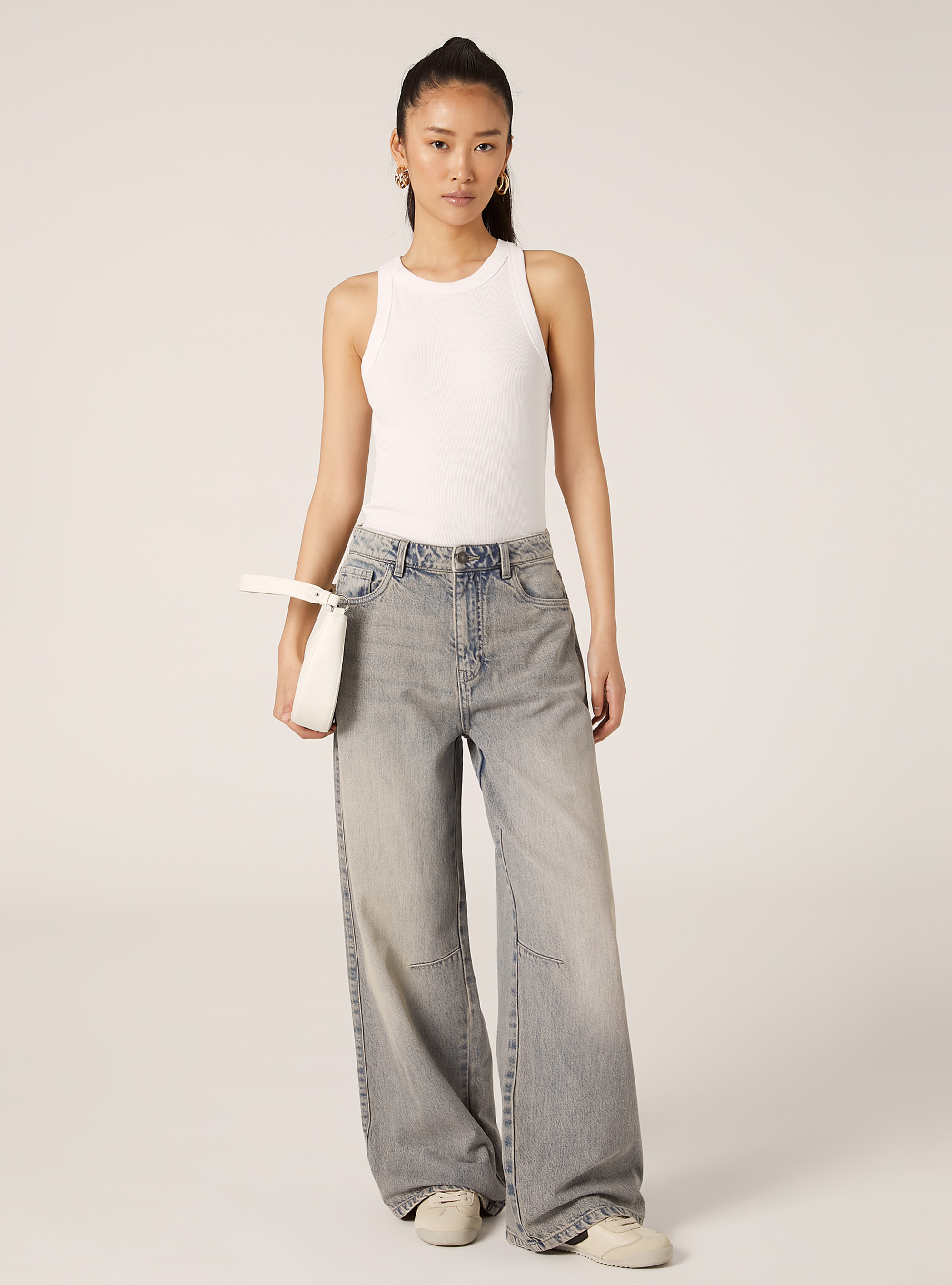 Baggy fit jeans, D004 MEDIUM LIGHT BLUE