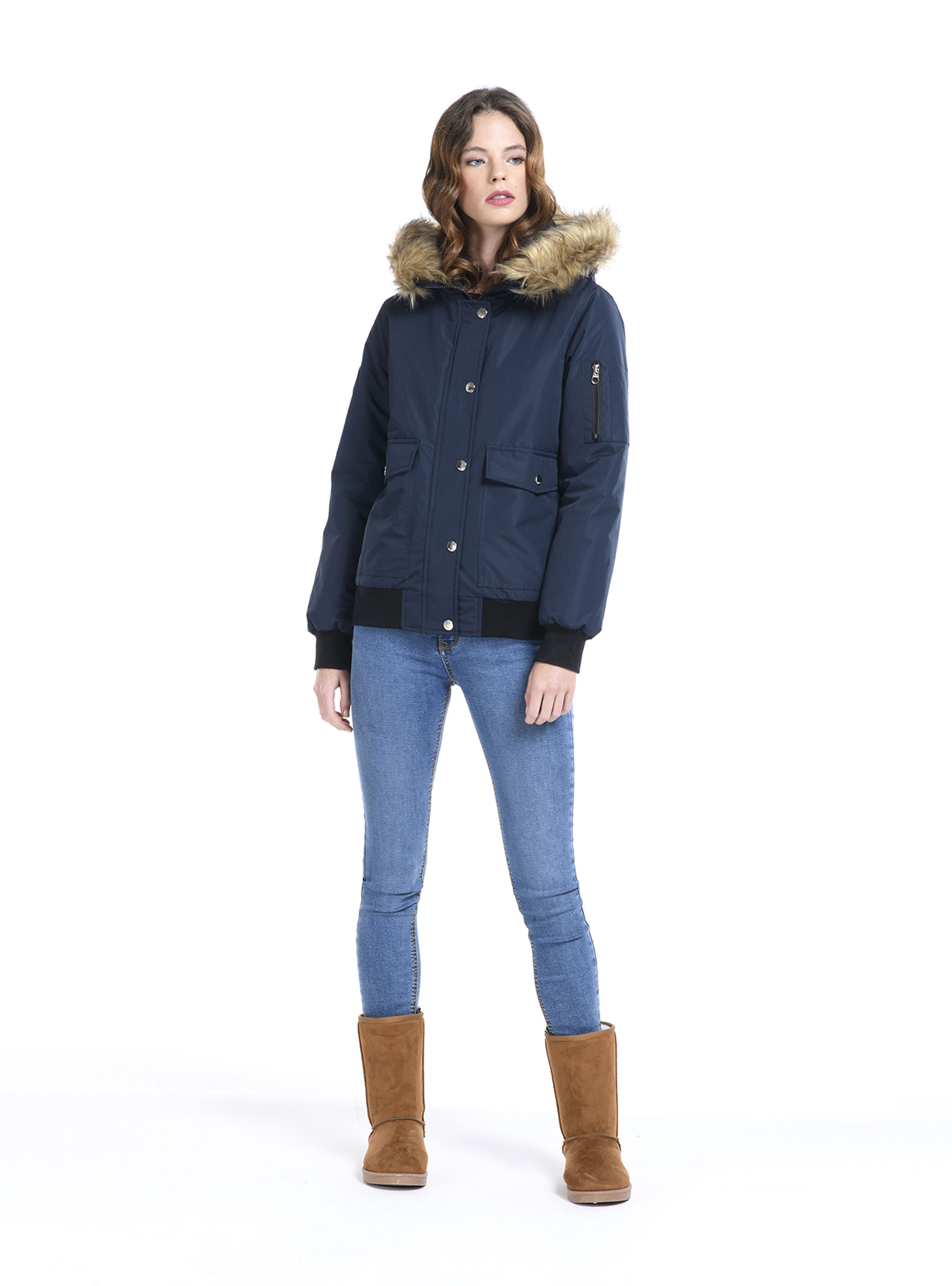 Bomber tecnico donna, BLUE NAVY