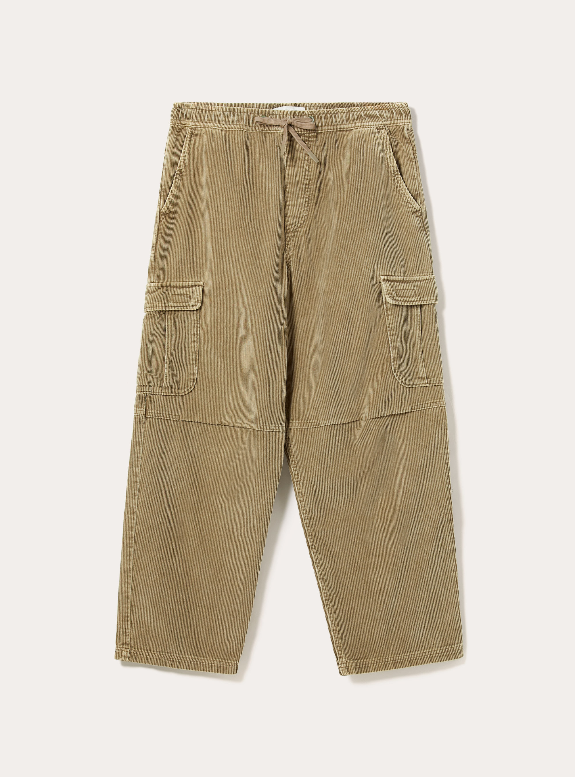 Pantaloni cargo in velluto a coste, BG1 BEIGE DARK