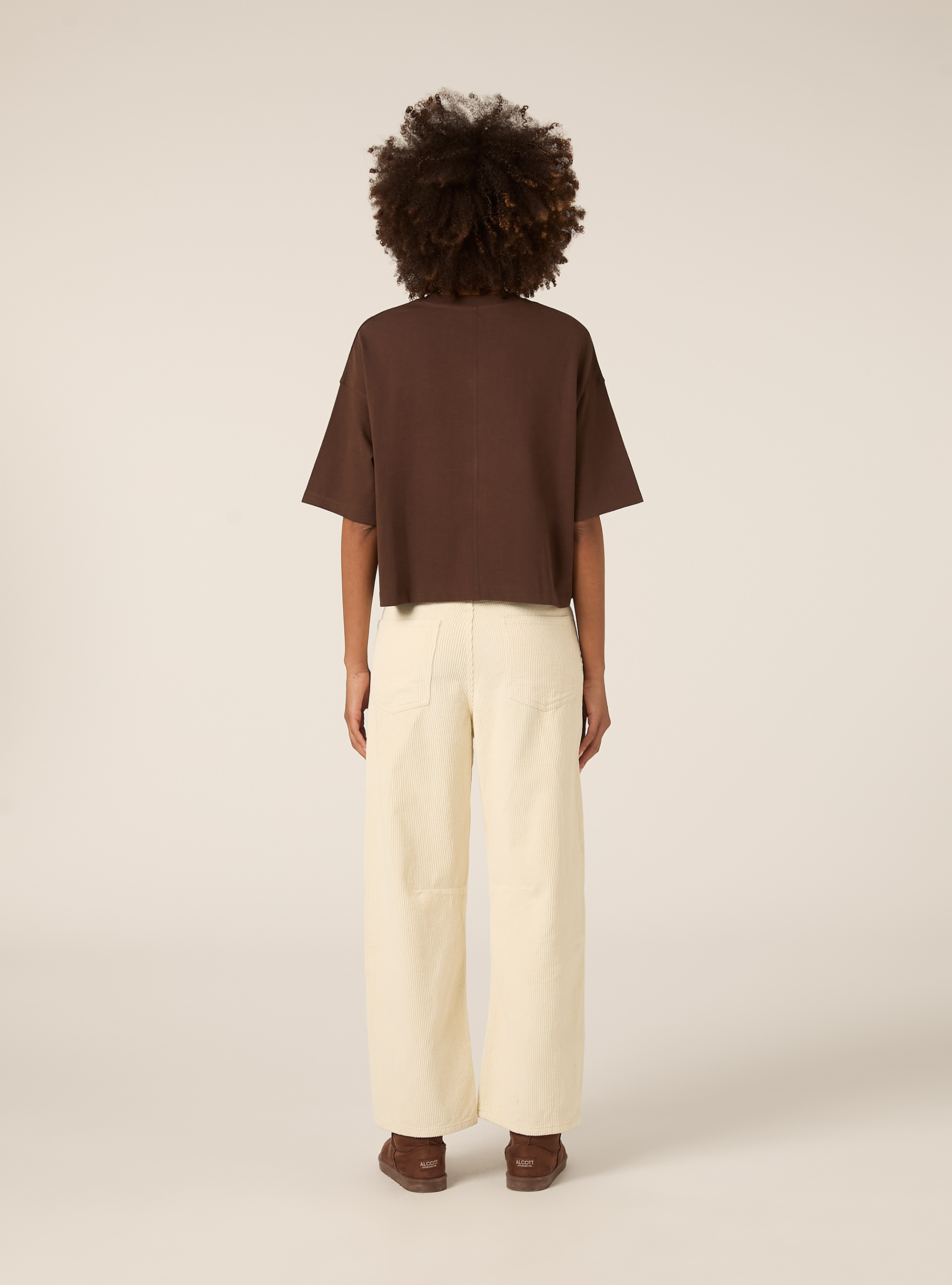 Pantaloni velluto, CR2 CREAM MEDIUM