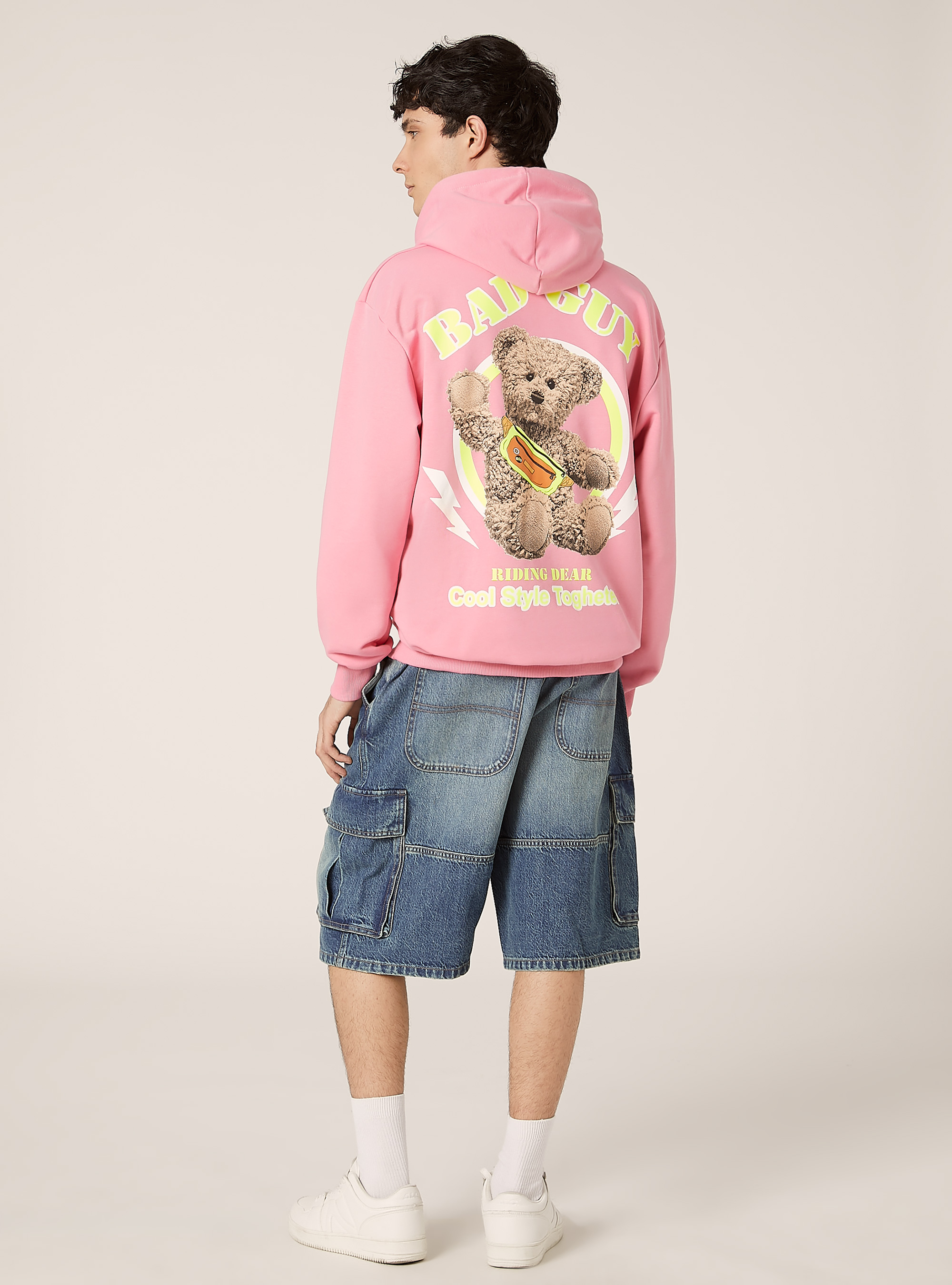 POP STATEMENT hoodie, PK2 PINK MEDIUM