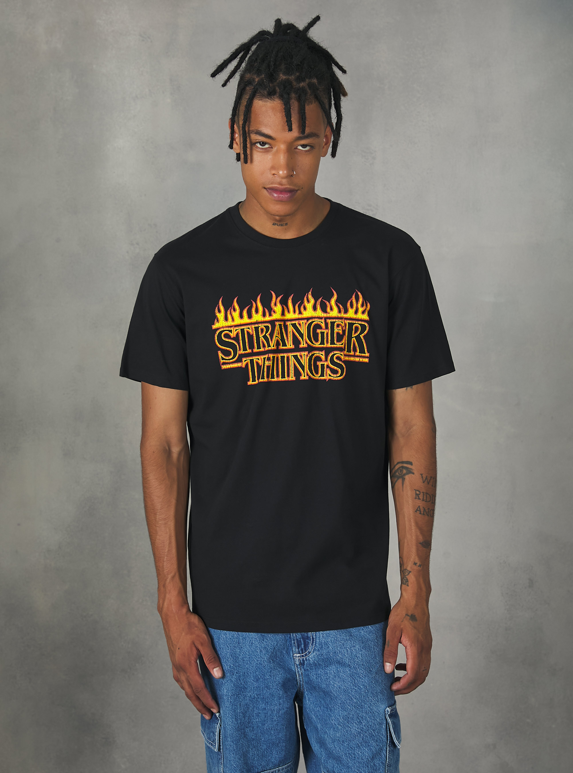 Maglietta Stranger Things / Alcott, BK1 BLACK