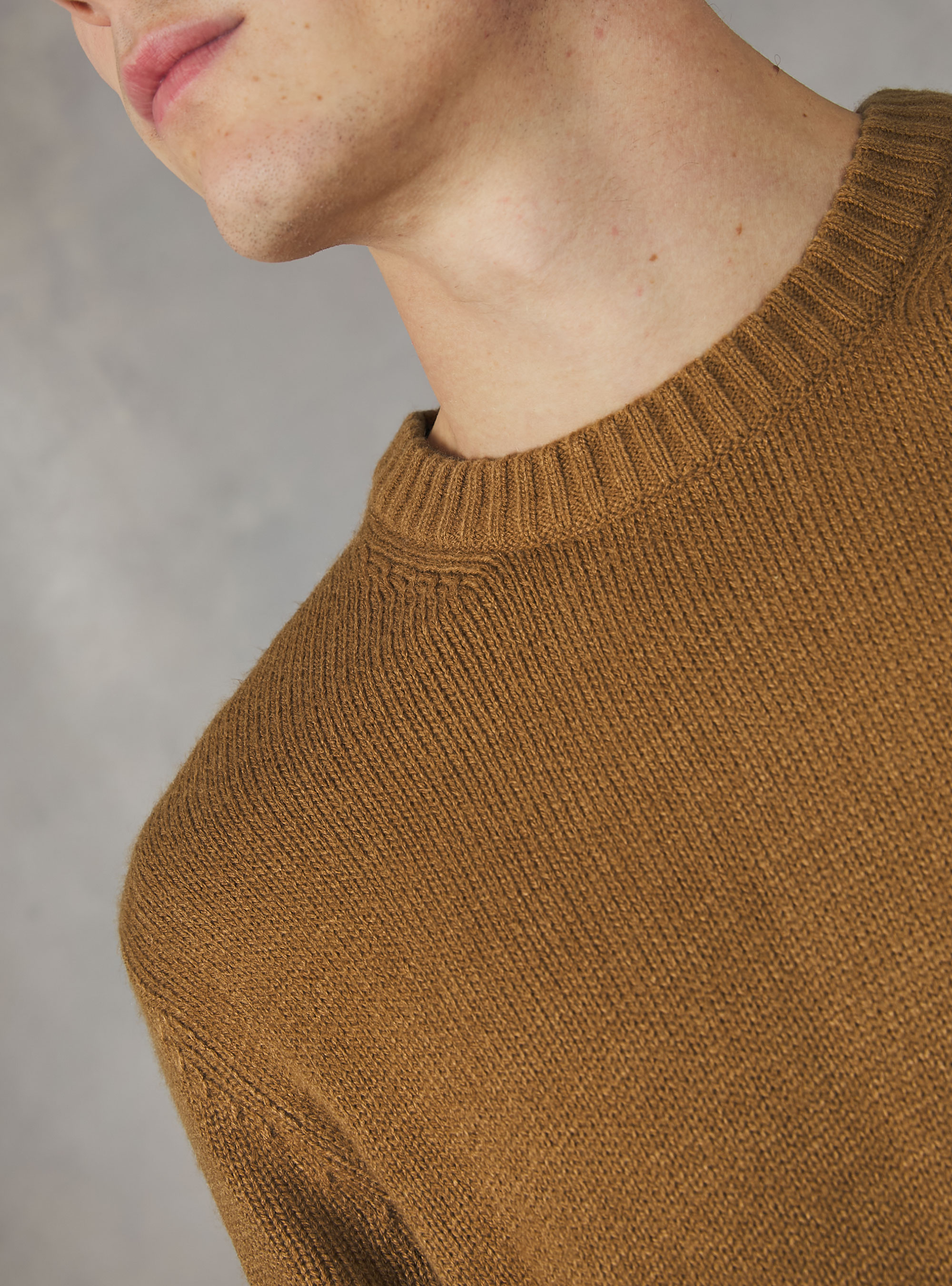 Pullover caldo effetto cachemire, BG3 BEIGE LIGHT