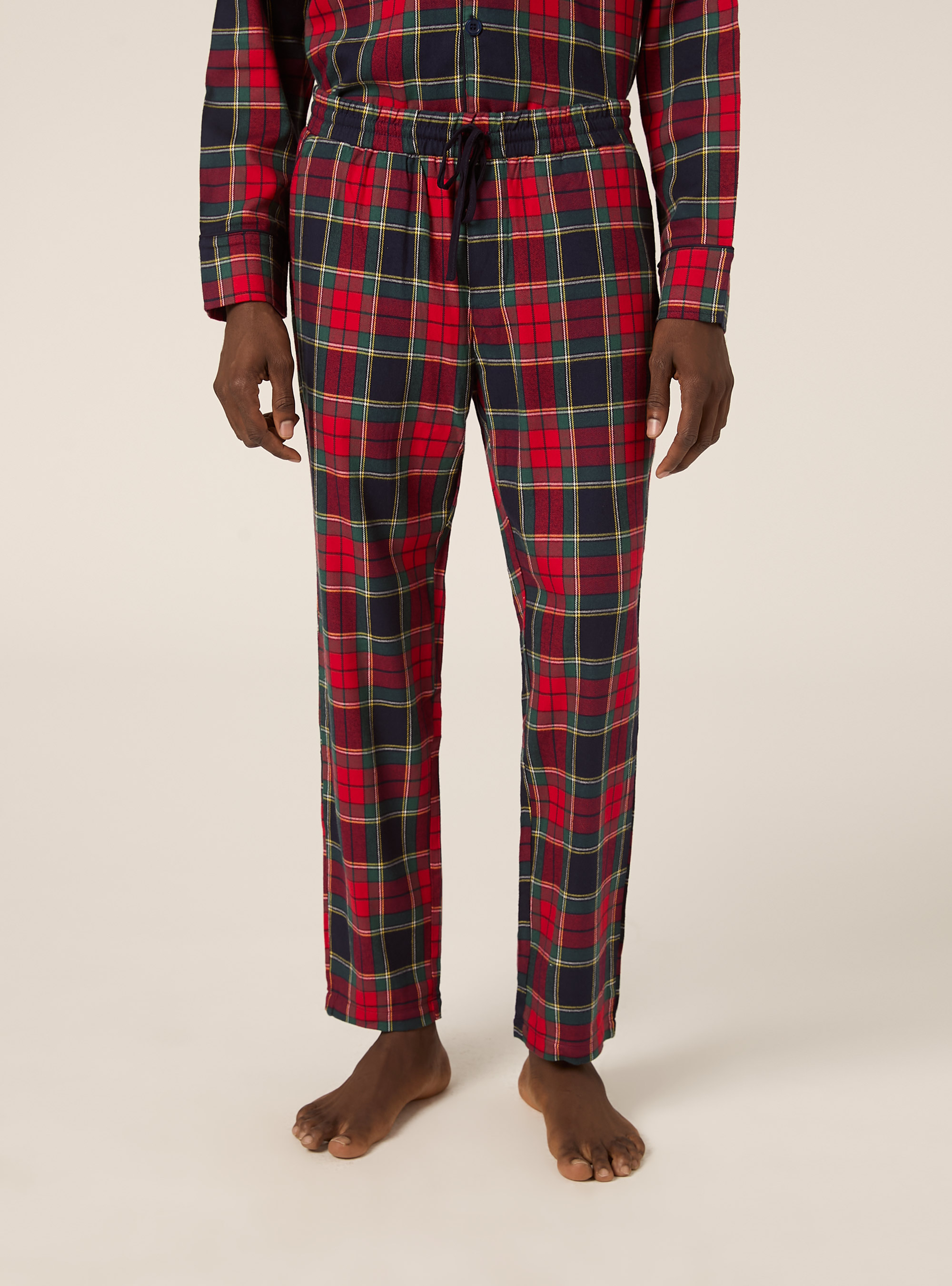 Christmas Collection tartan pajamas, NA2 NAVY MEDIUM