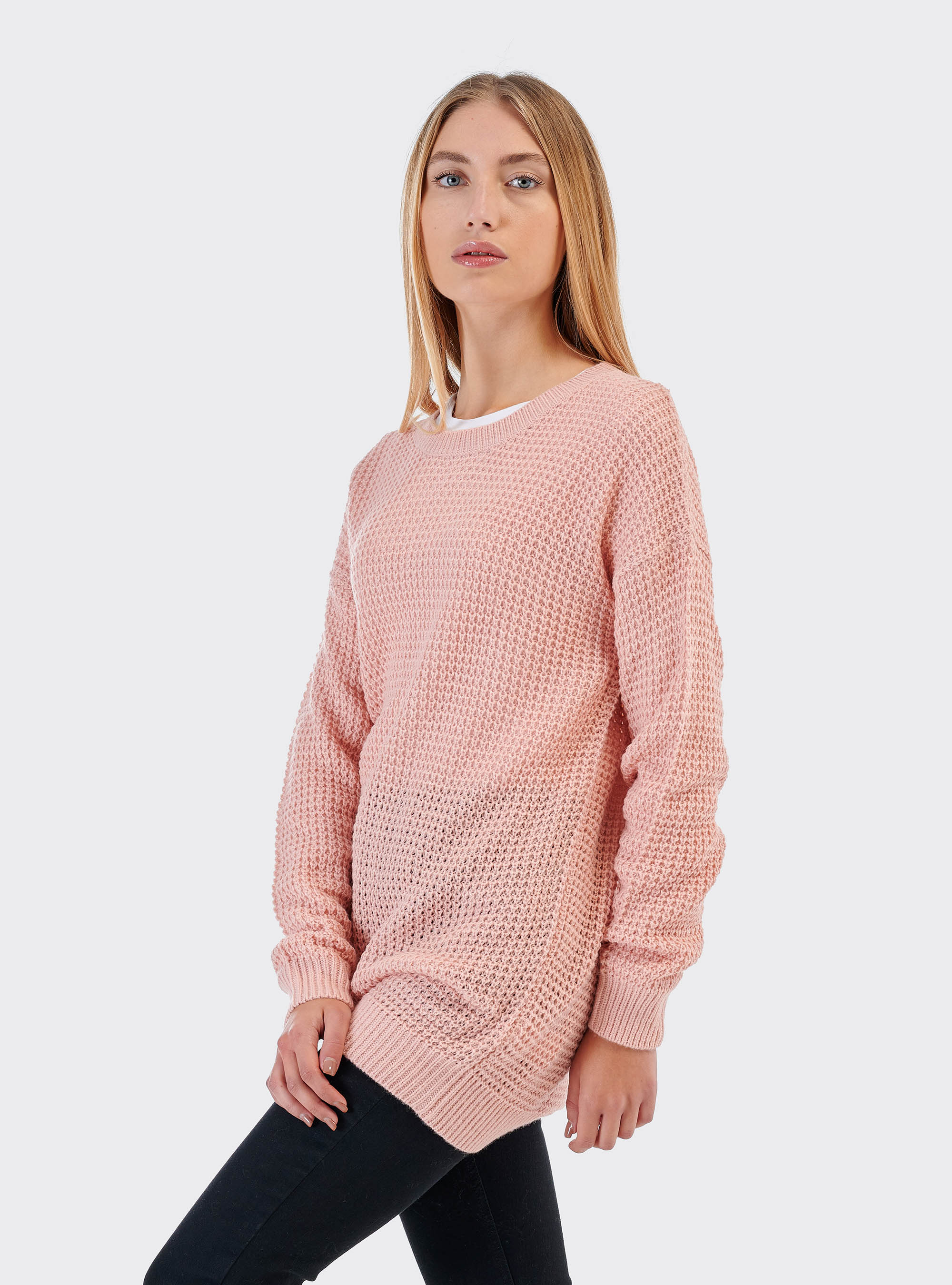 Oversized pullover, C501 PINK