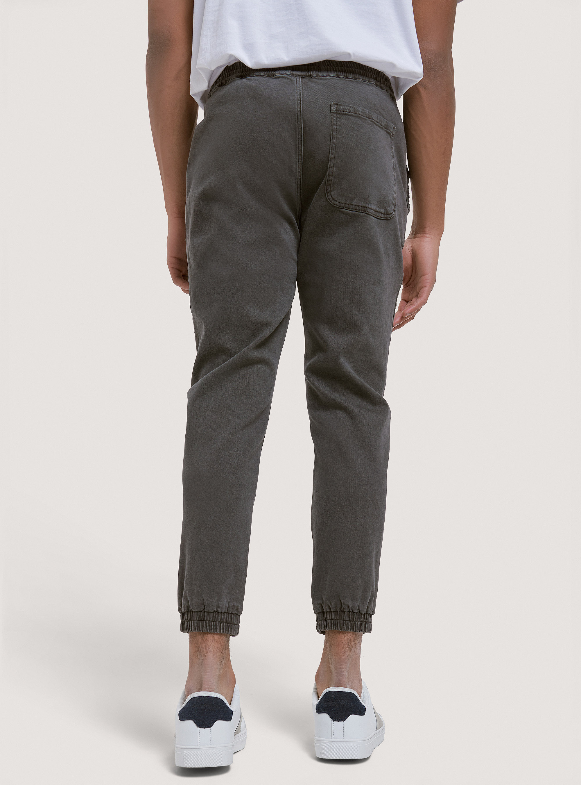 Cotton jogger trousers, C0569 FANGO