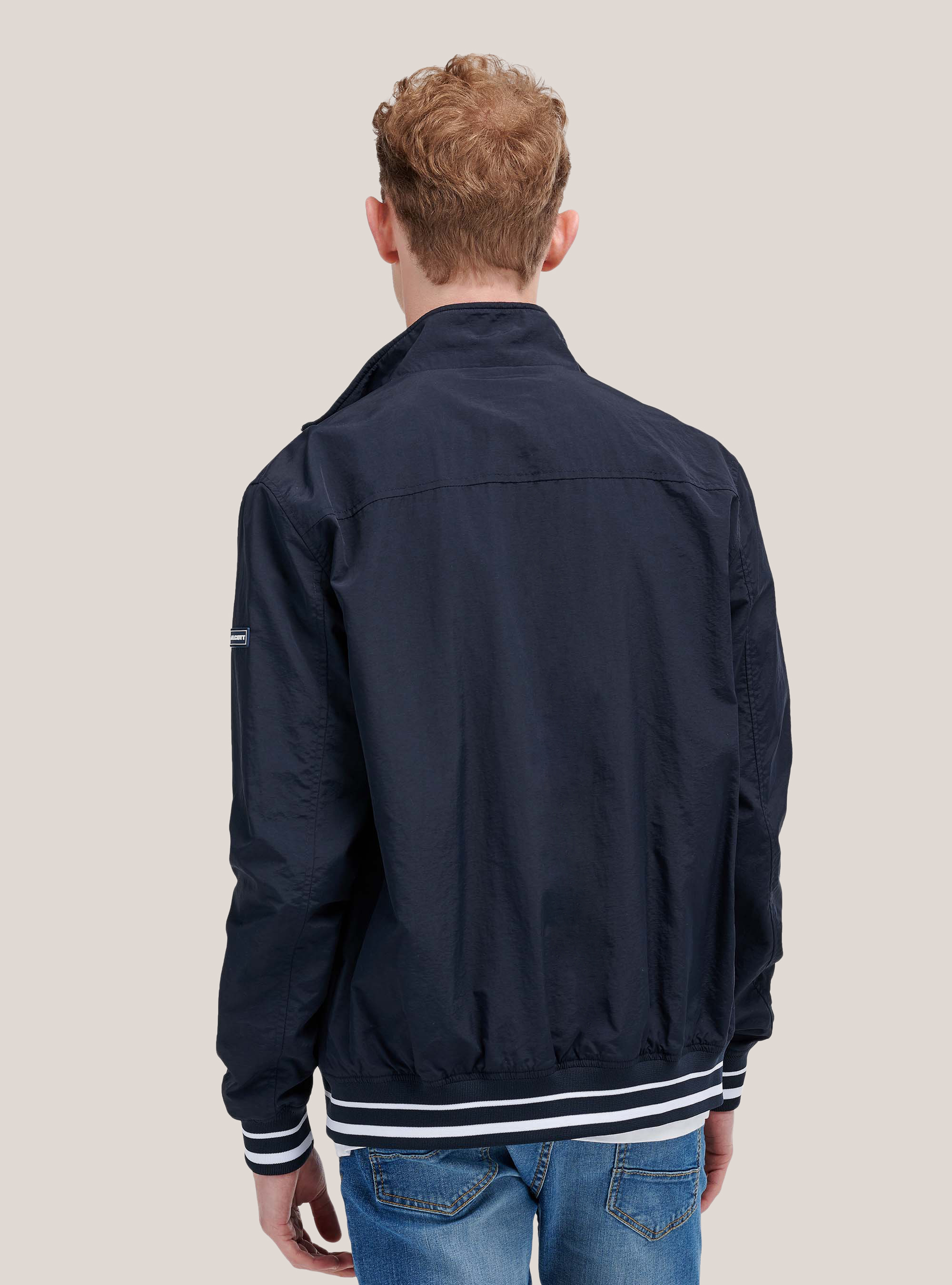 Light puffer jacket, BLUE NAVY
