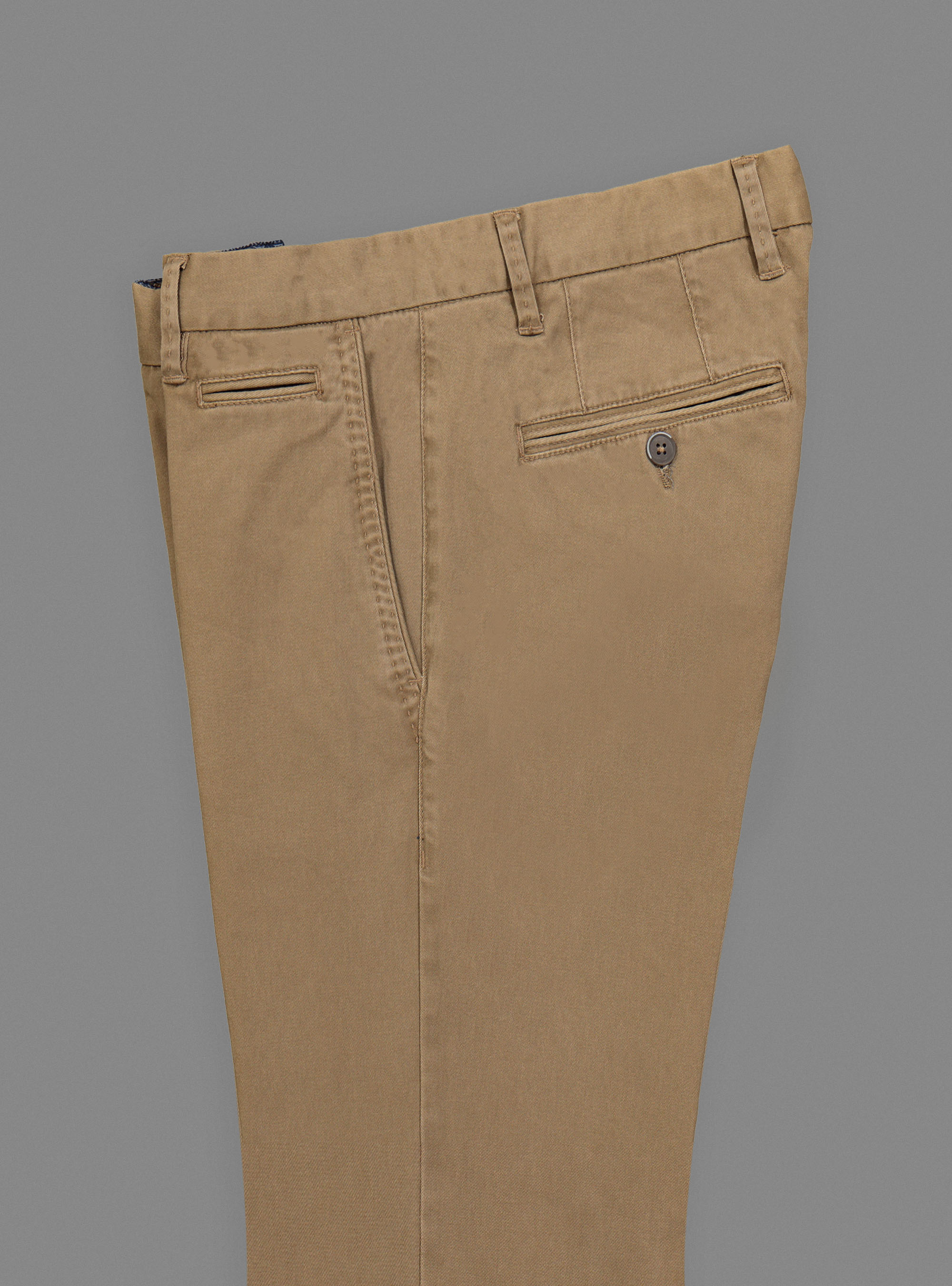 Pantaloni chino tasca america, MARRONE CHIARO