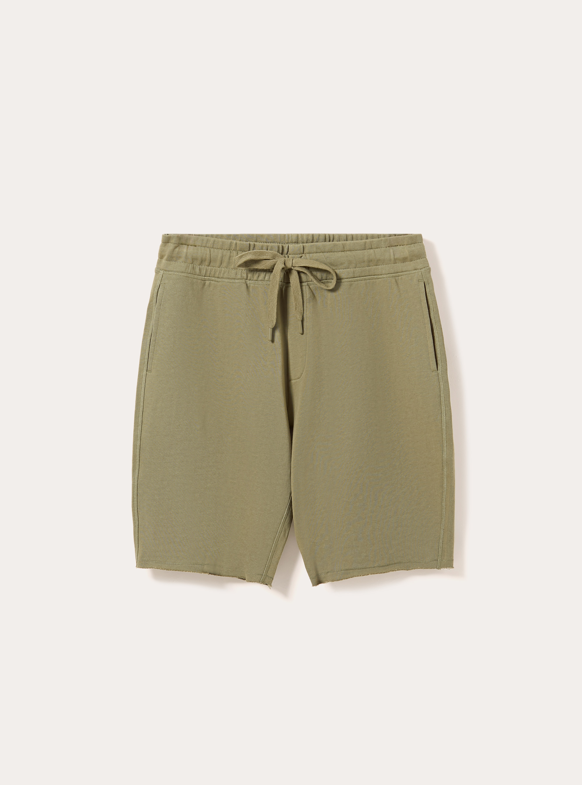 Cotton jogger bermuda shorts, KY2 KAKY MEDIUM