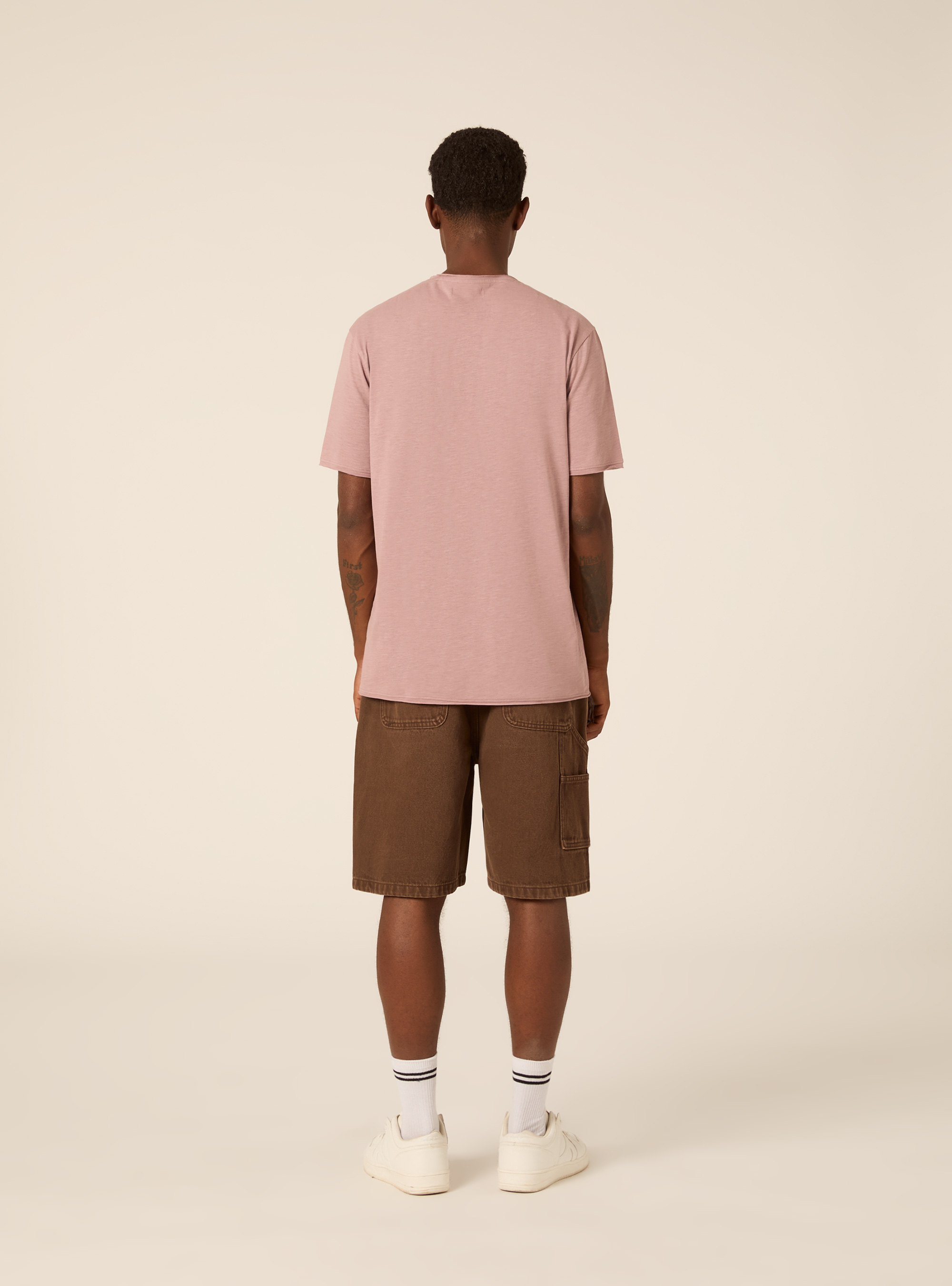 T-shirt slub tinta unita, PK3 PINK LIGHT