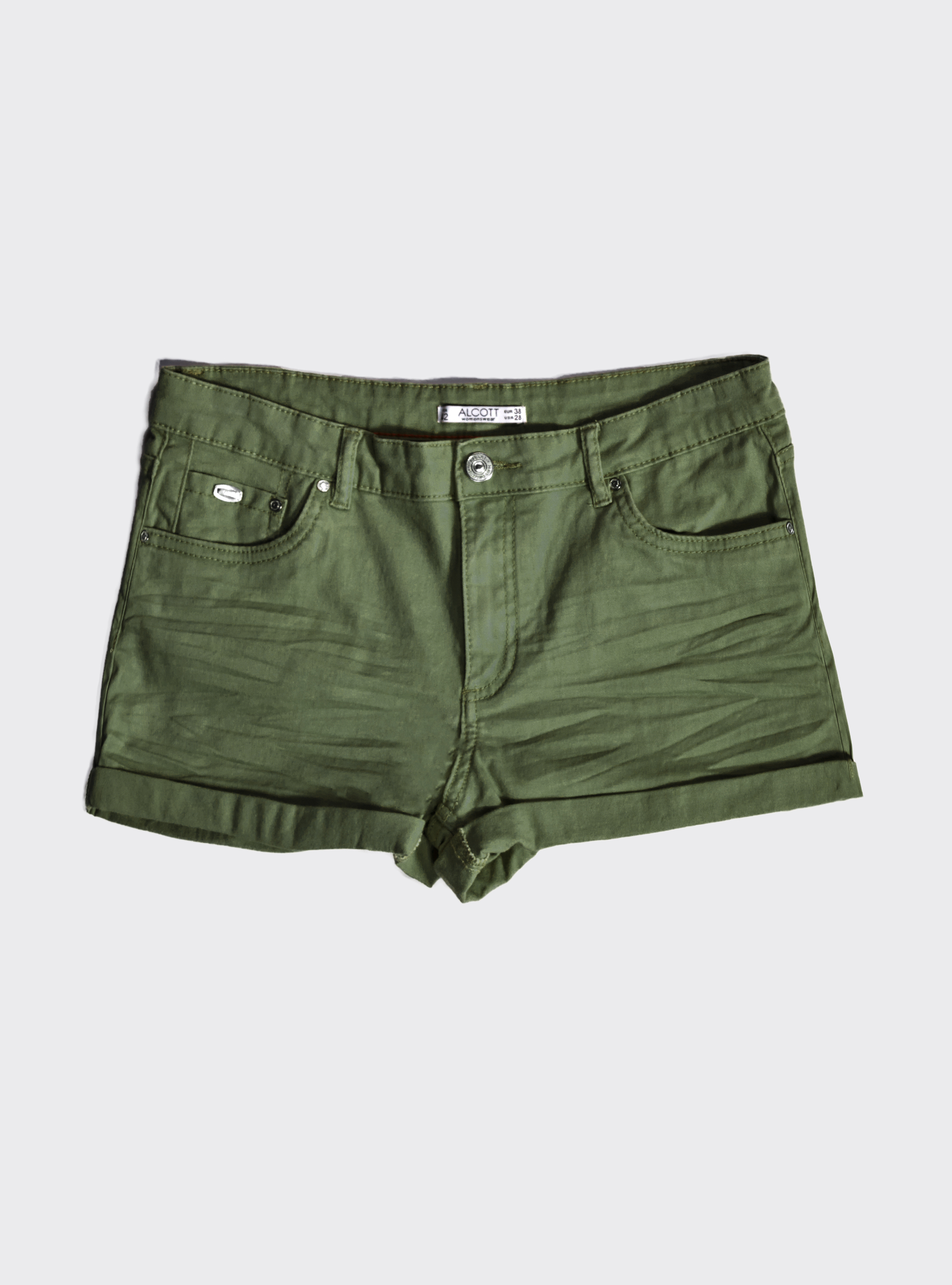 Shorts mit Umschlag, C6609 KAKY