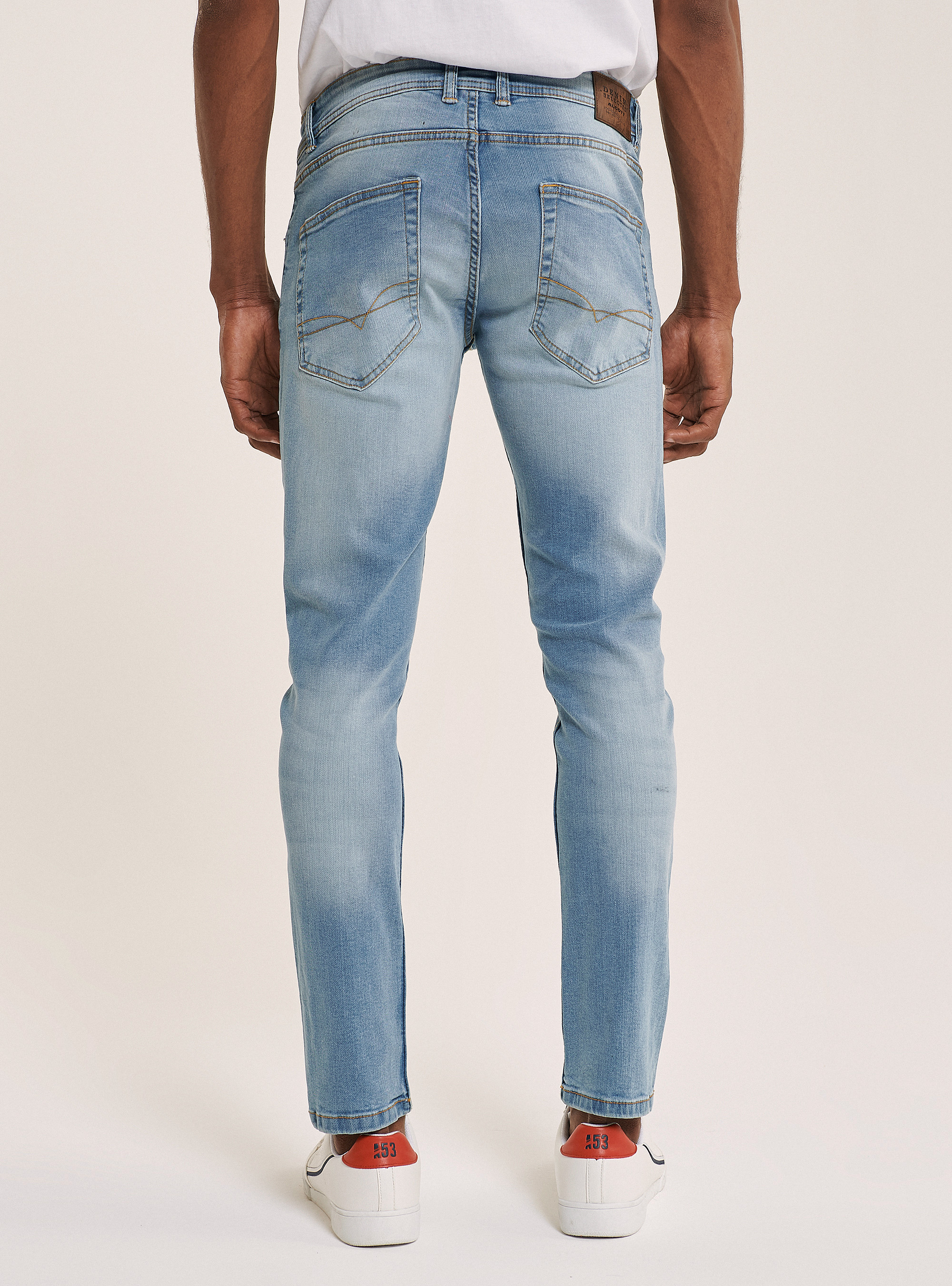 Super stretch skinny fit jeans, BLUE