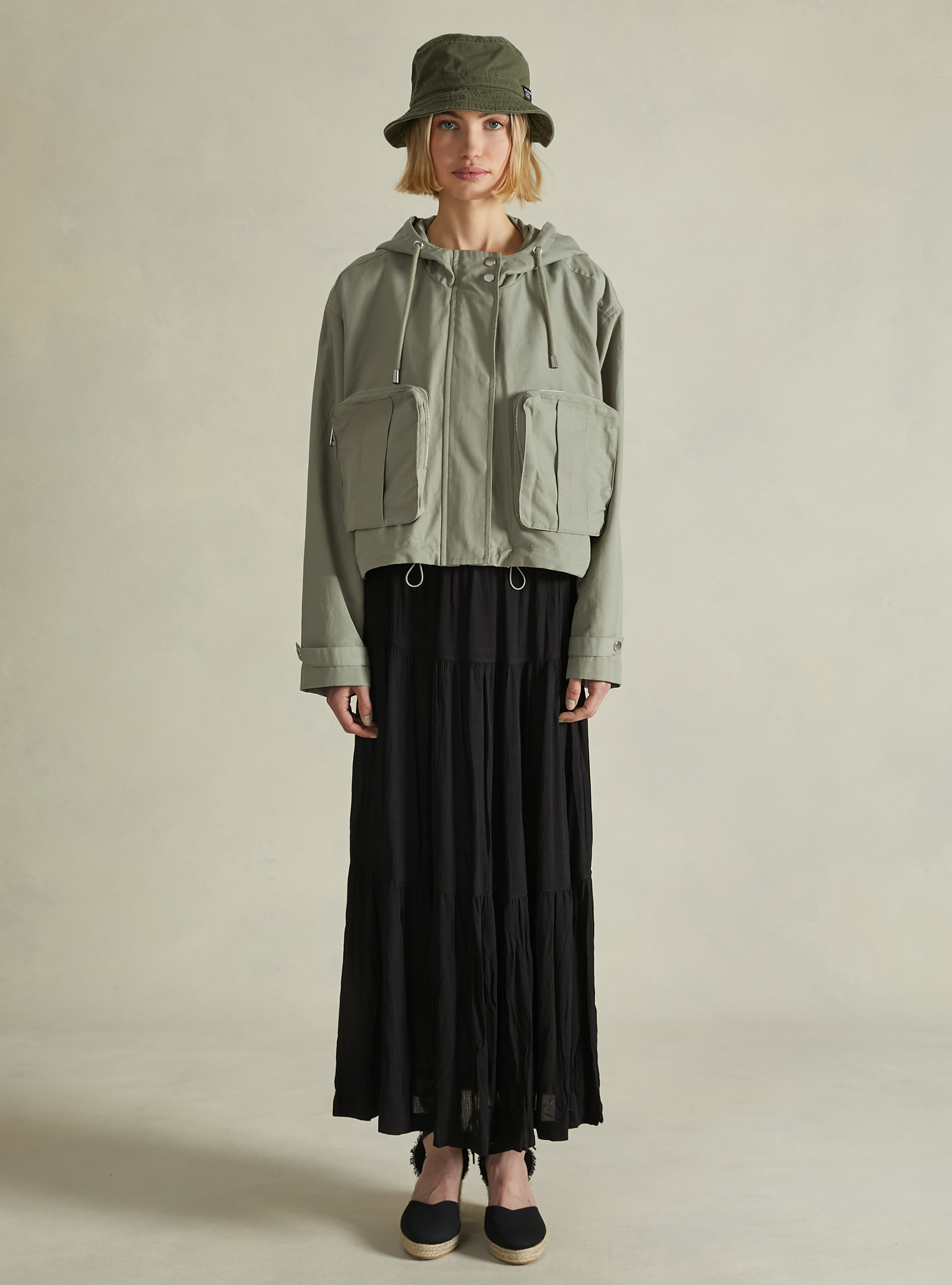 Twill jacket with pockets, KY2 KAKY MEDIUM