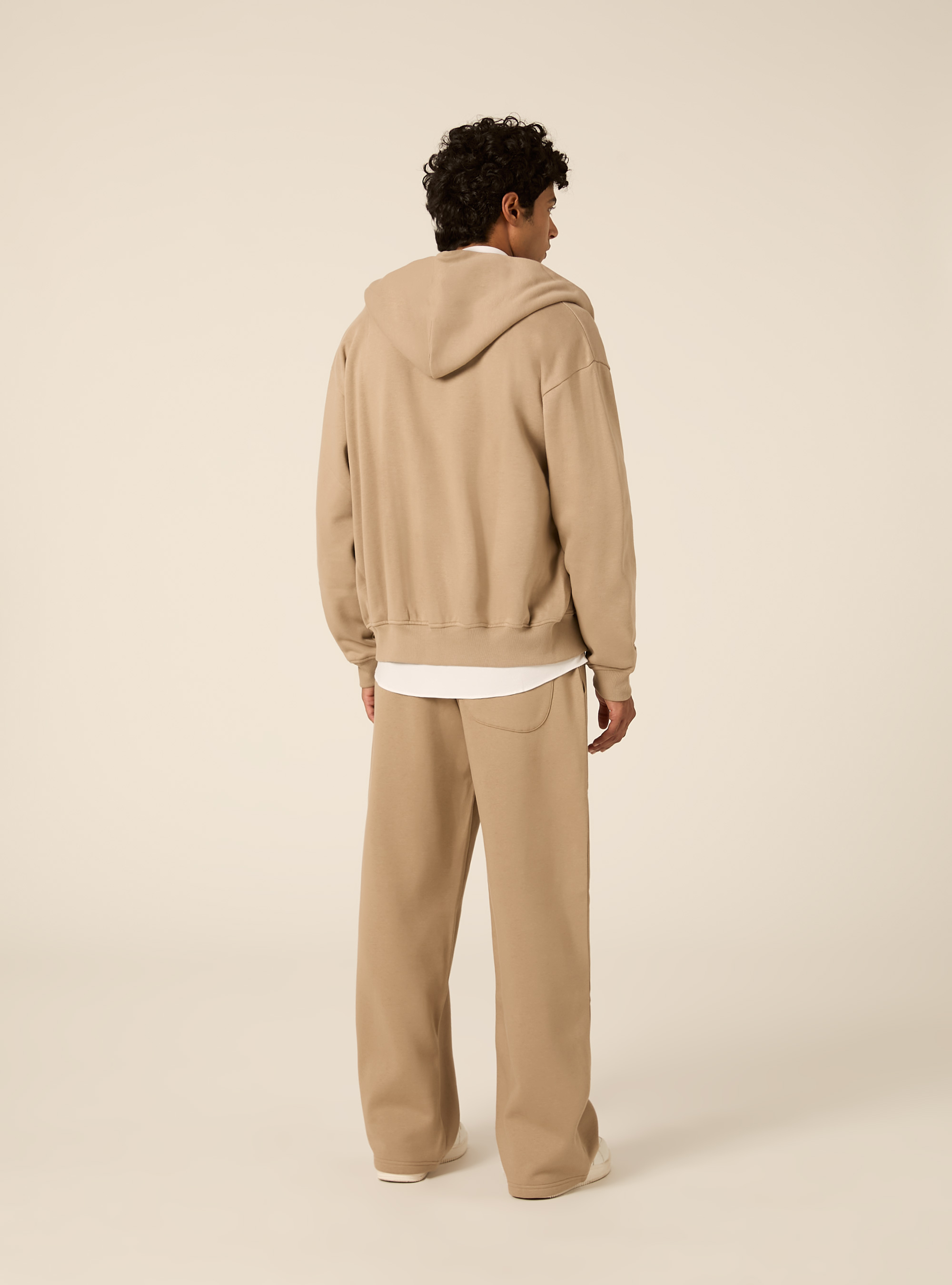 Cardigan basico boxy fit, BG2 BEIGE MEDIUM