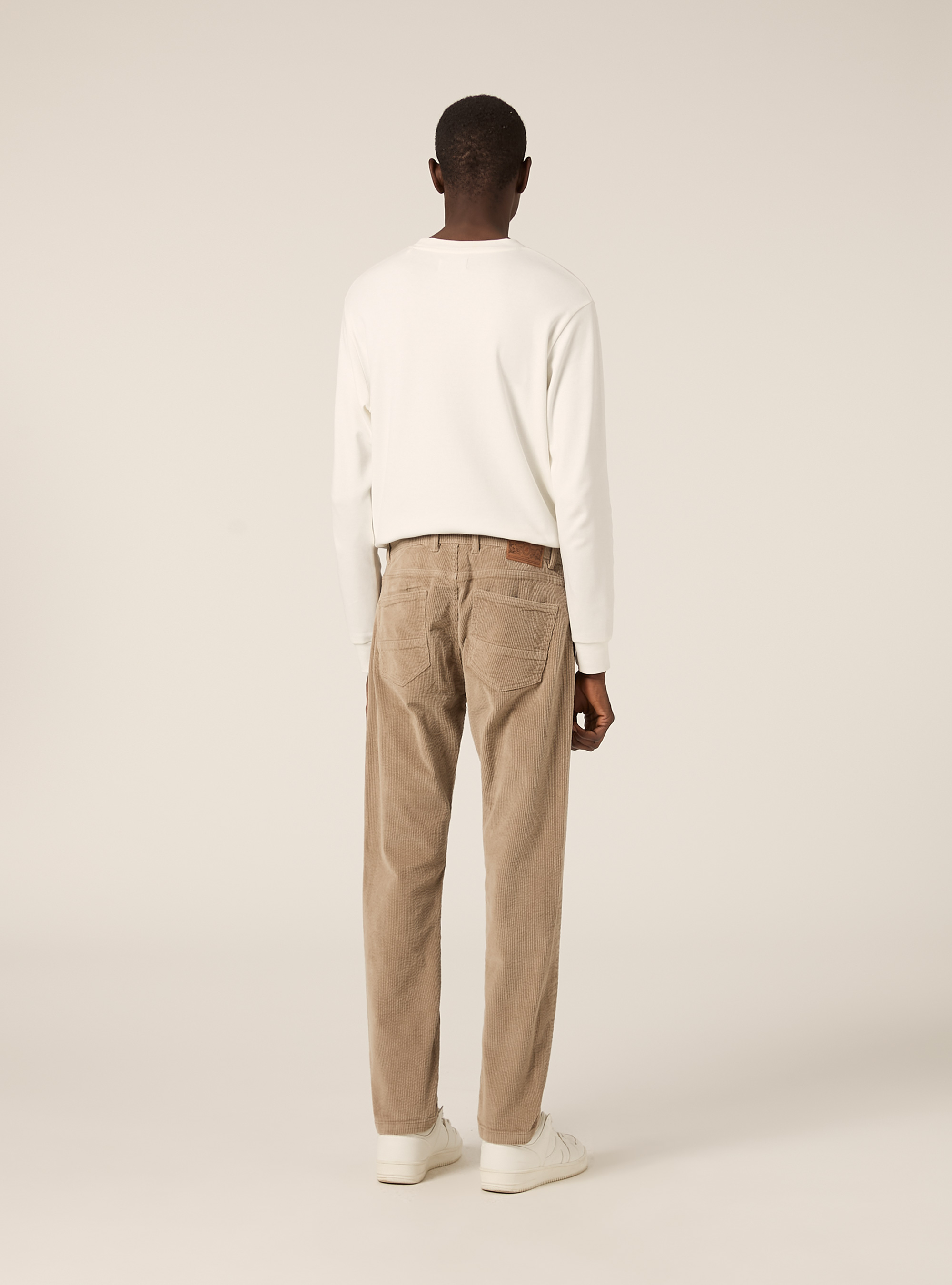 Pantalon skinny en velours cotelé, BG3 BEIGE LIGHT