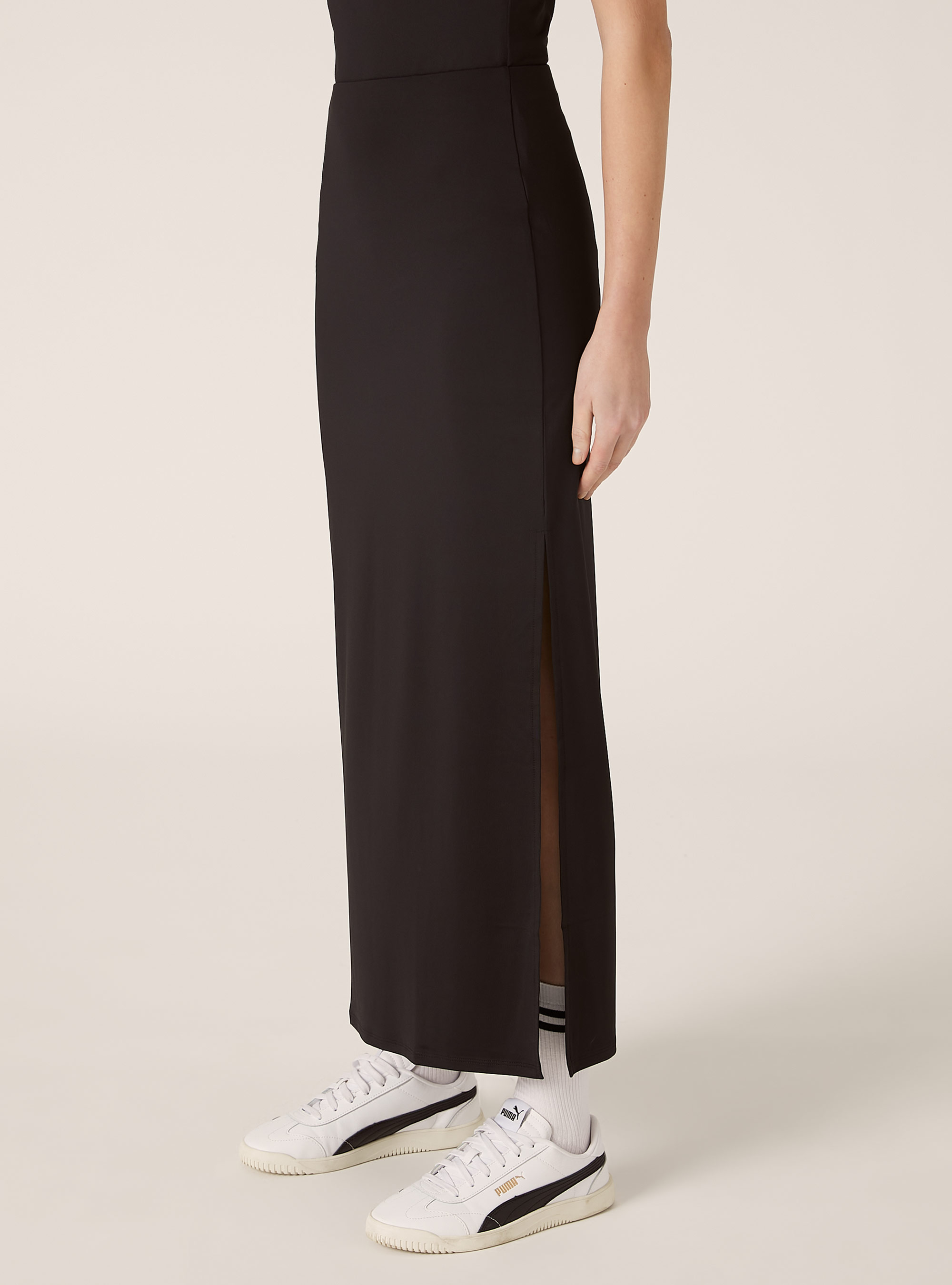 Long skirt with side slit | Alcott | Women's Skirts and Shorts
