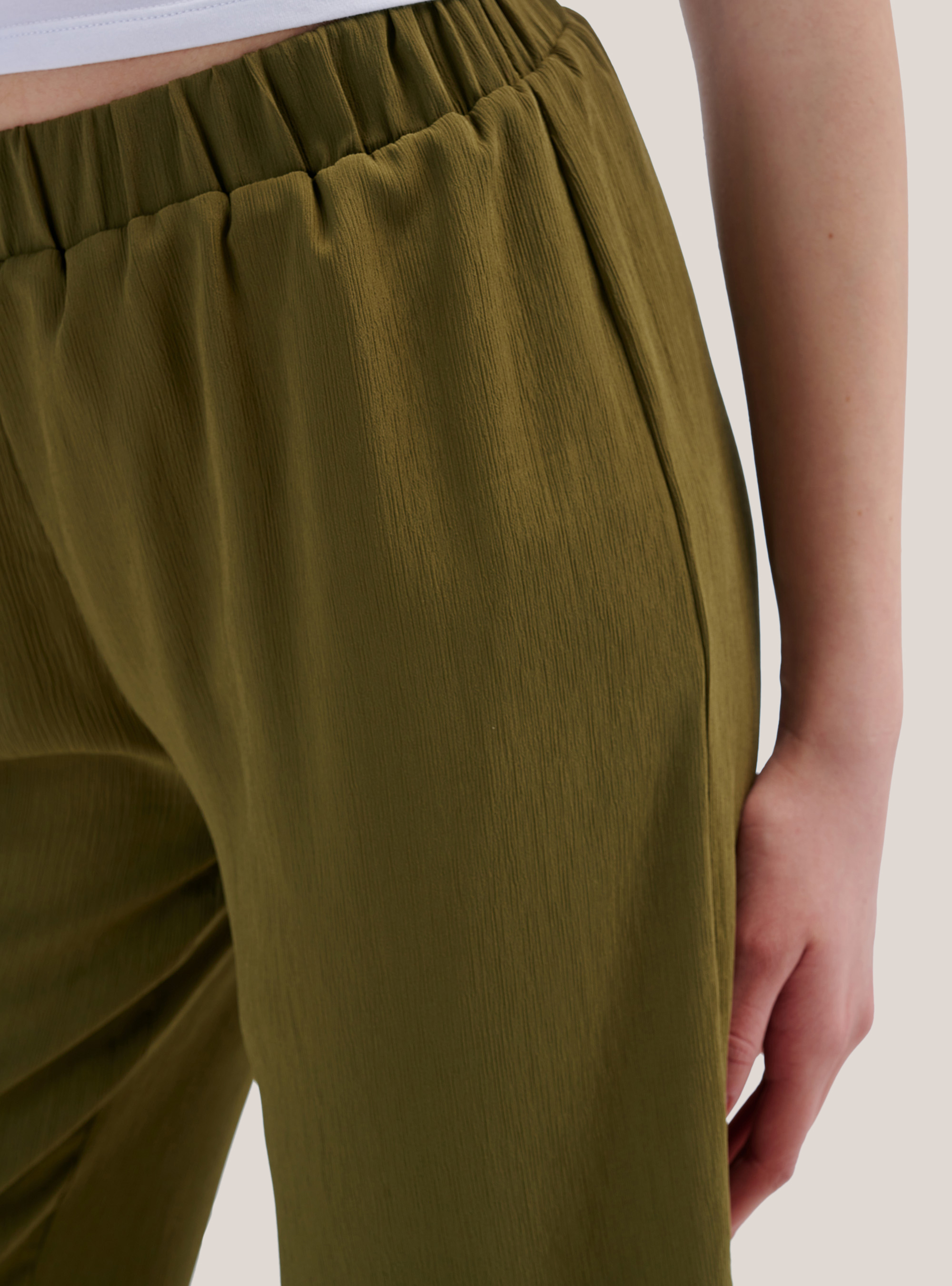 Pantalon culotte coupe large confort, C6601 KAKY