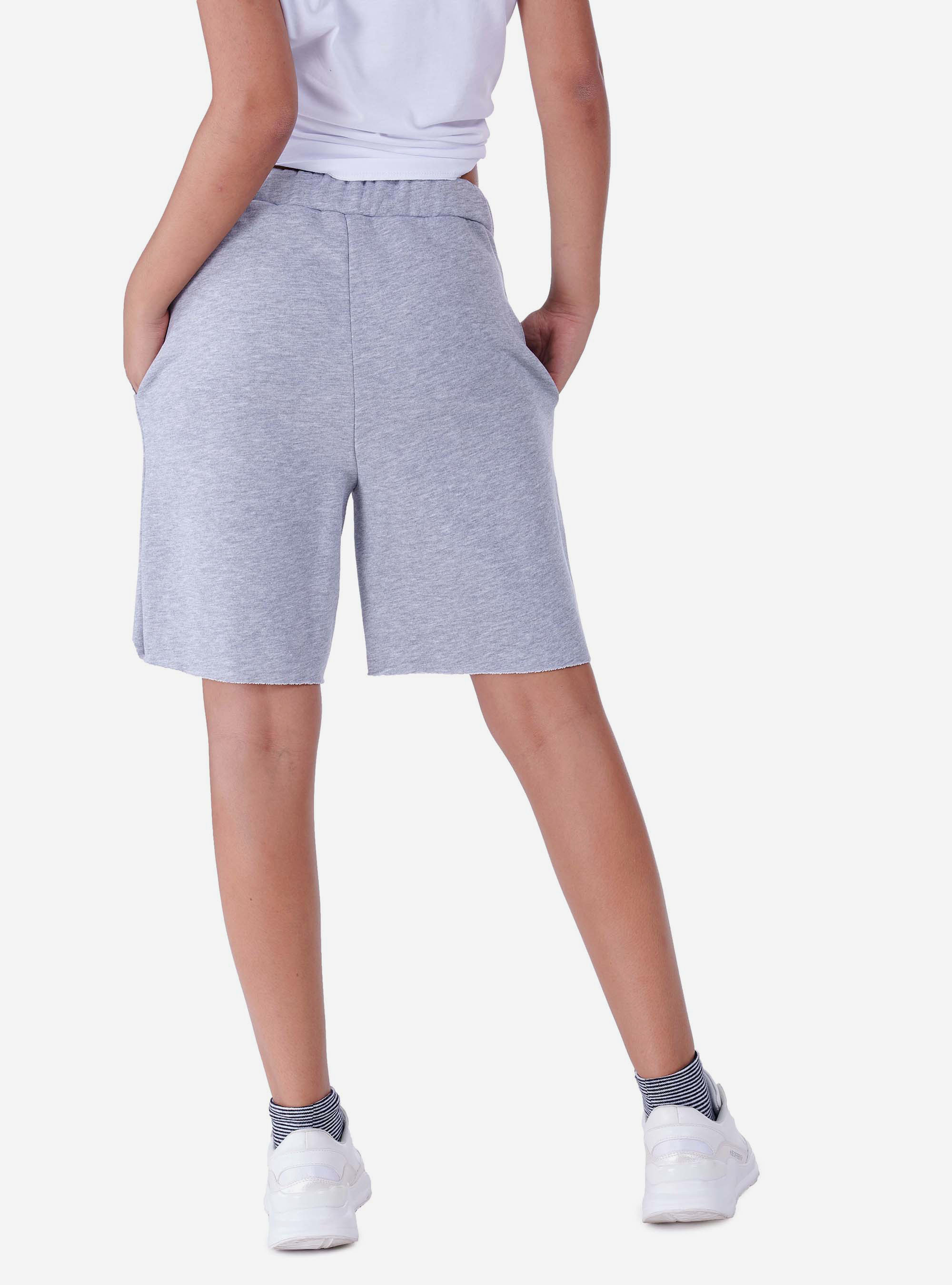 Short en molleton, C143 LIGHT GREY M