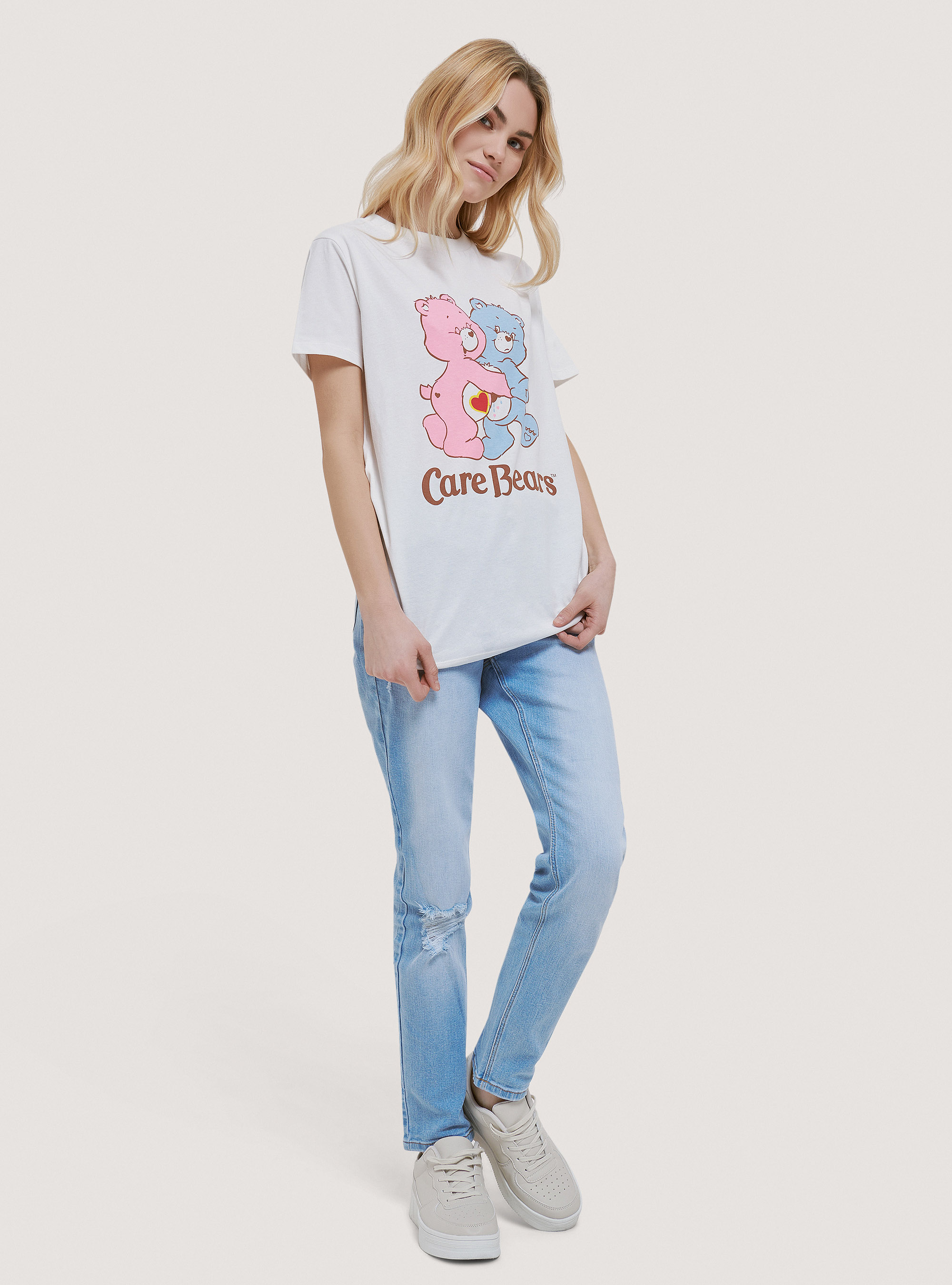 T-shirt Care Bears x Alcott, C0020 OFF WHITE