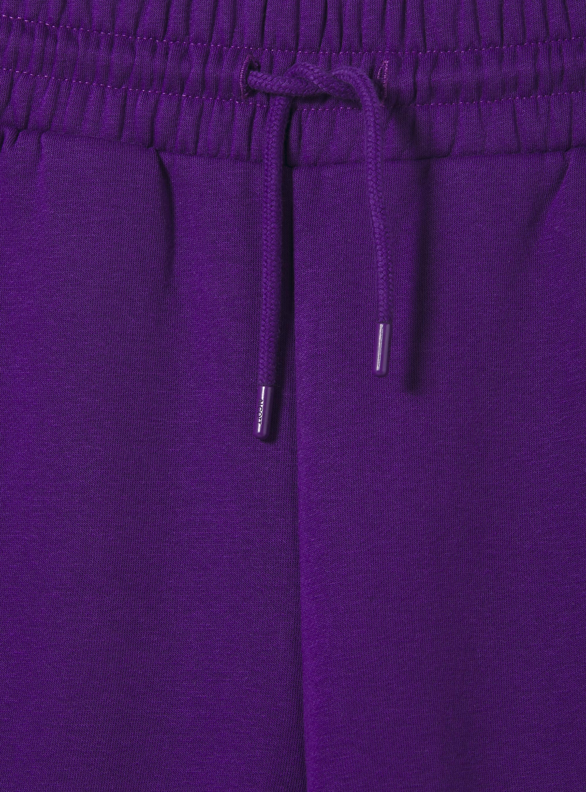 Plush jogger trousers, VI1 VIOLET DARK