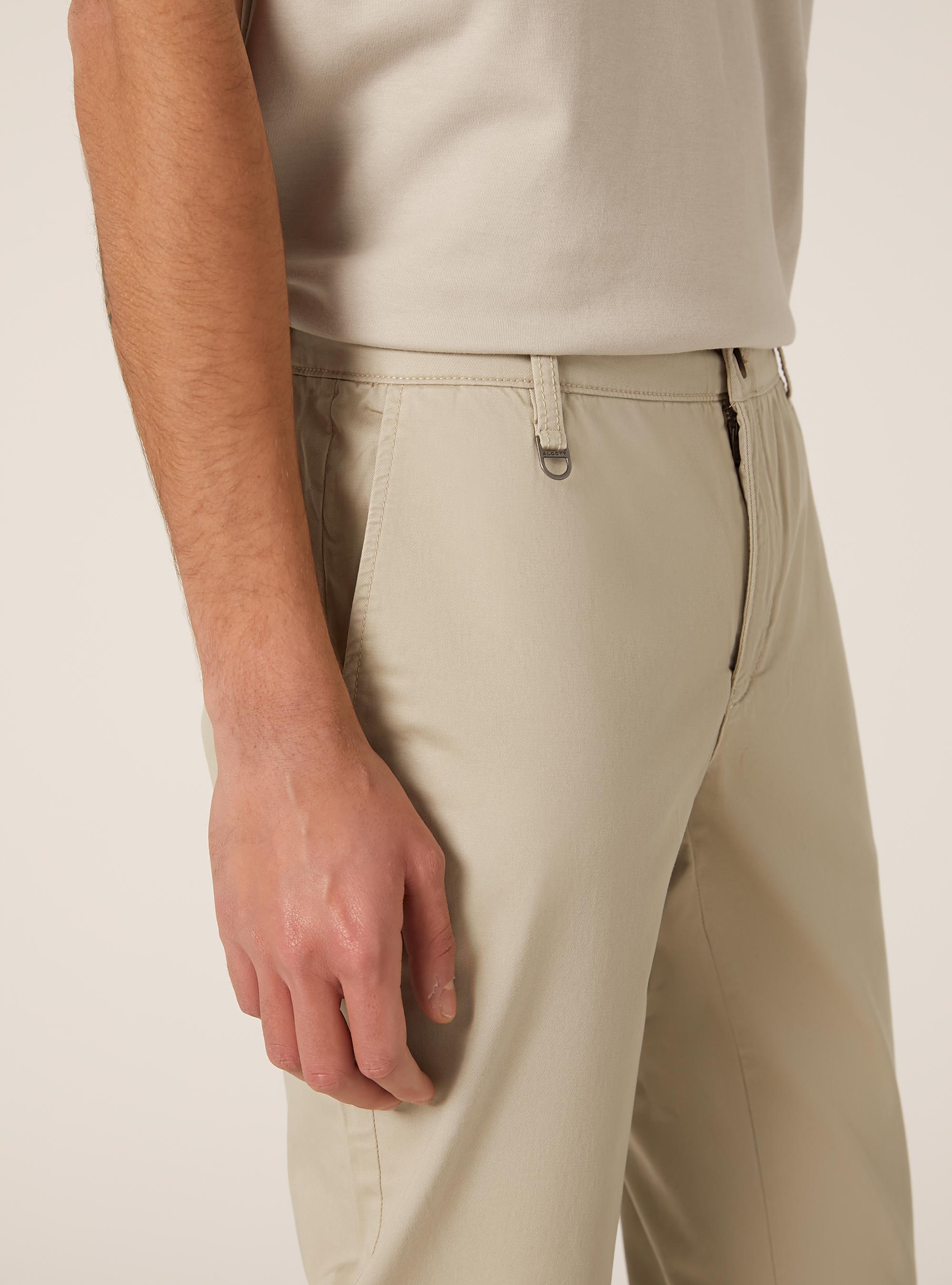 Skinny fit stretch twill chinos, BG2 BEIGE MEDIUM
