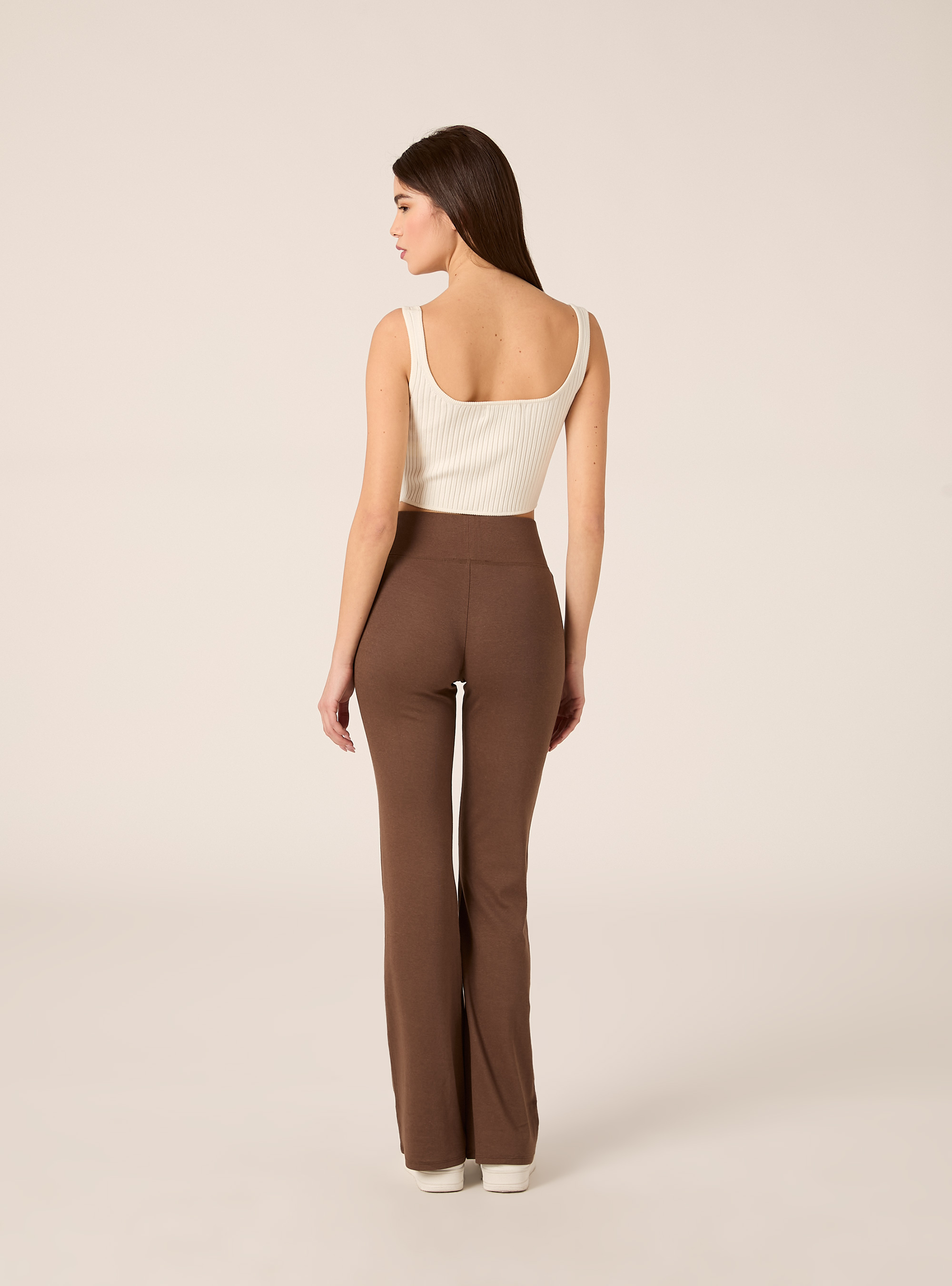 Top canotta in maglia, WH2 WHITE