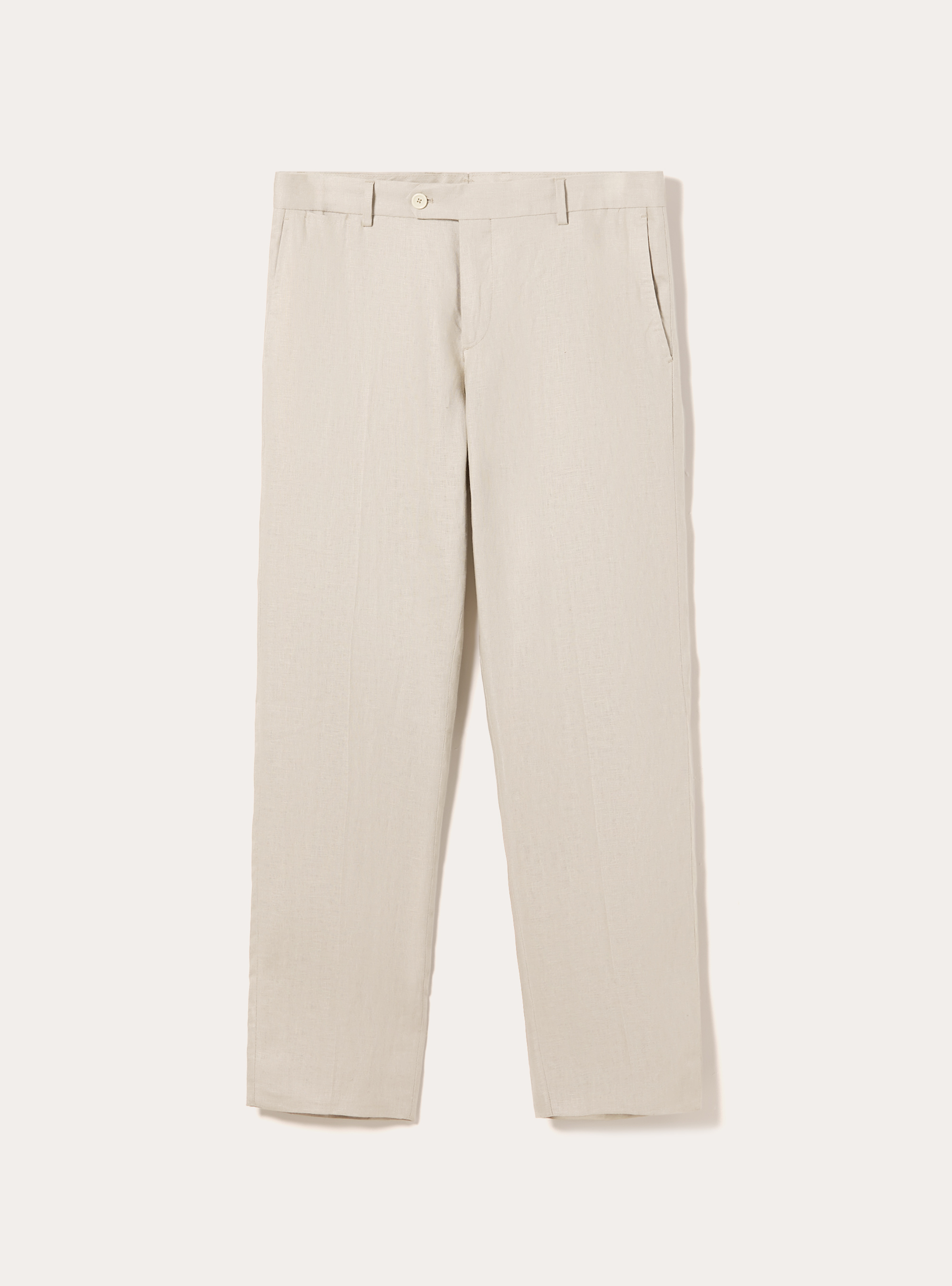 Pantalon en lin pur, BG3 BEIGE LIGHT