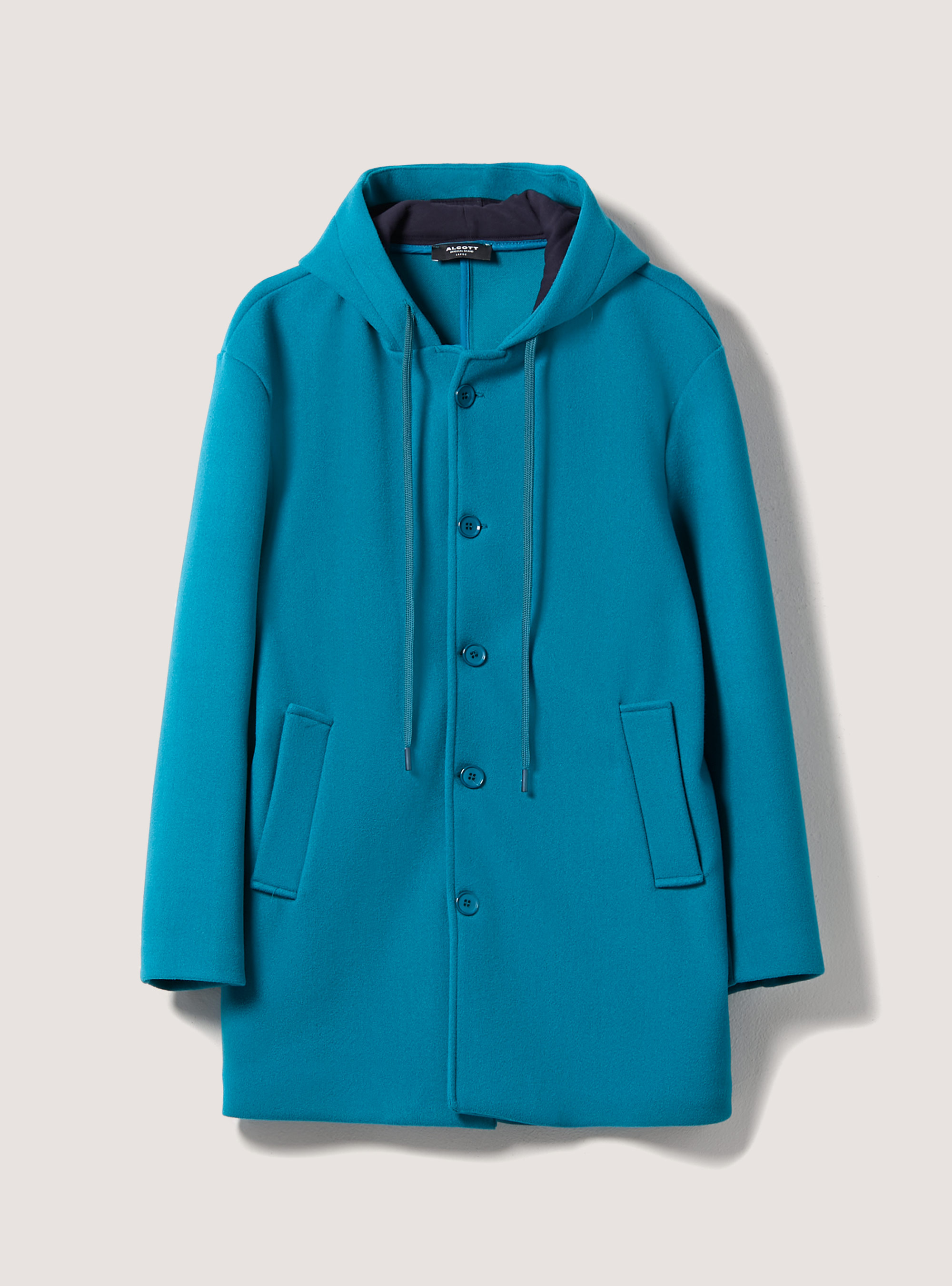 Abrigo con capucha, OB2 BLUE OIL MED.