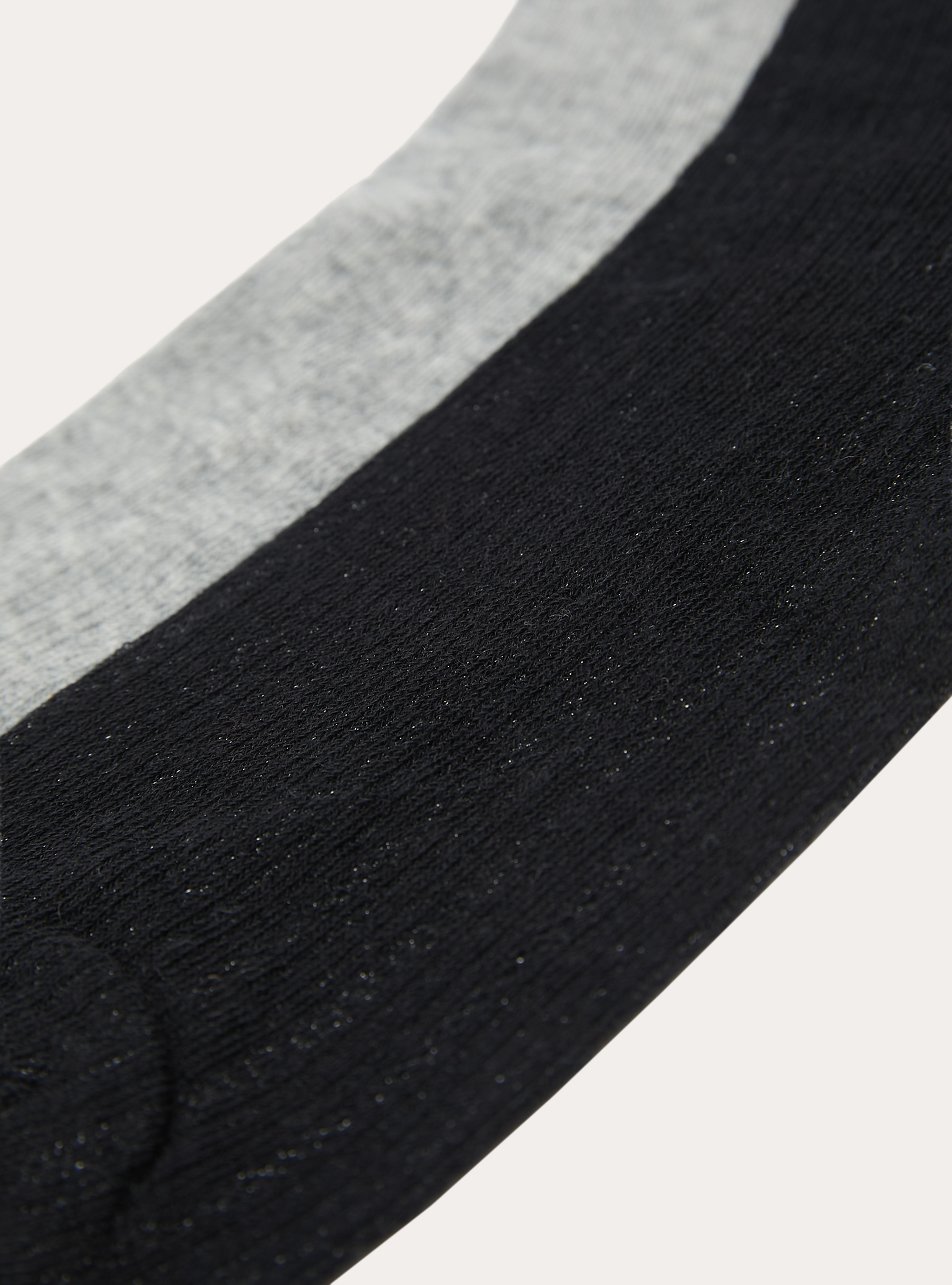 Set 2 paia calzini alti tinta unita, BK1 BLACK