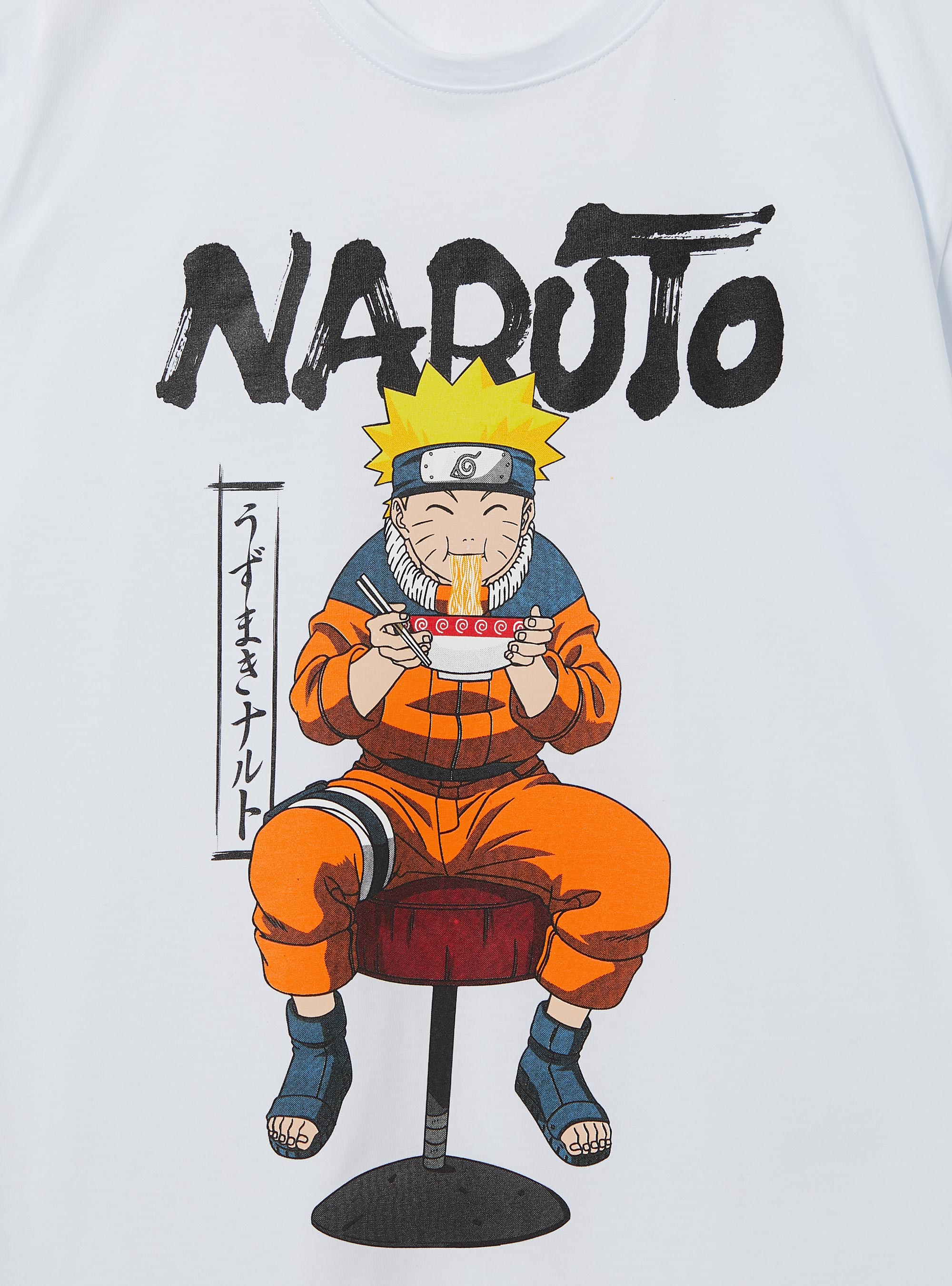 Naruto / Alcott T-shirt, WH2 WHITE