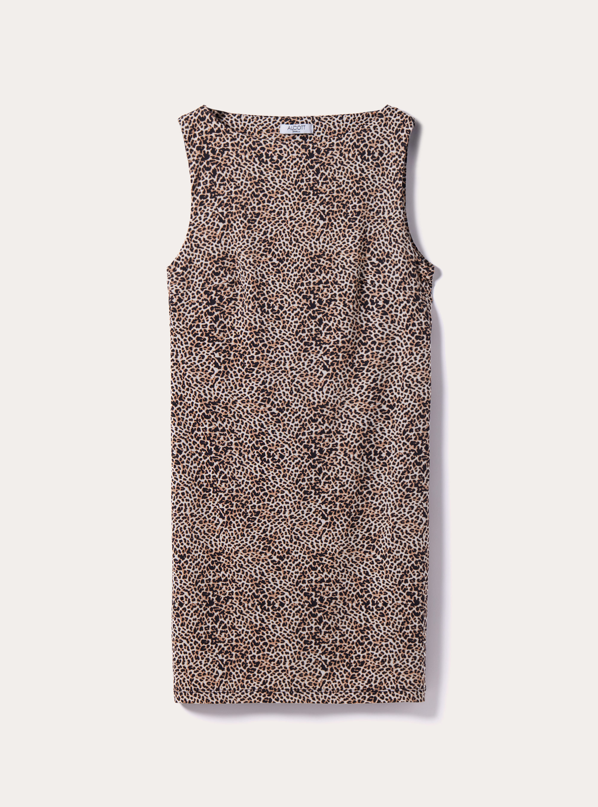 Animalier dress, ANIMALIER BROWN