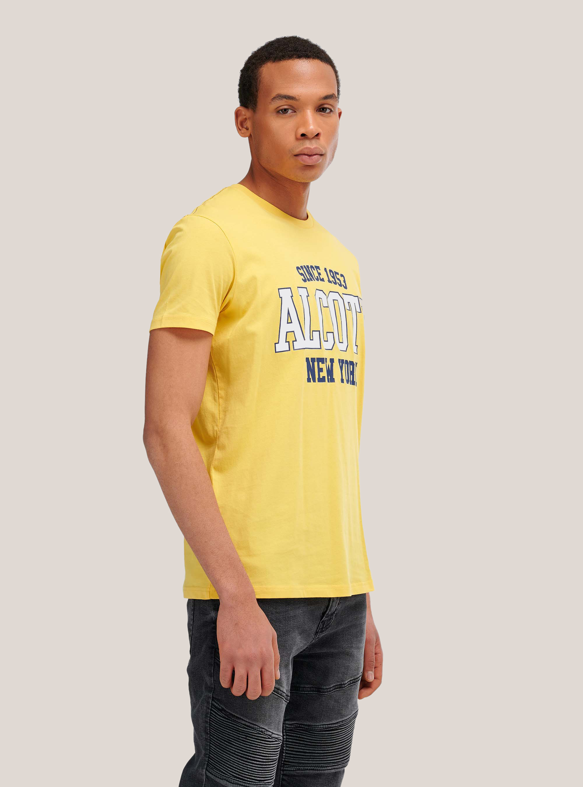 T-shirt avec logo alcott, C7739 YELLOW