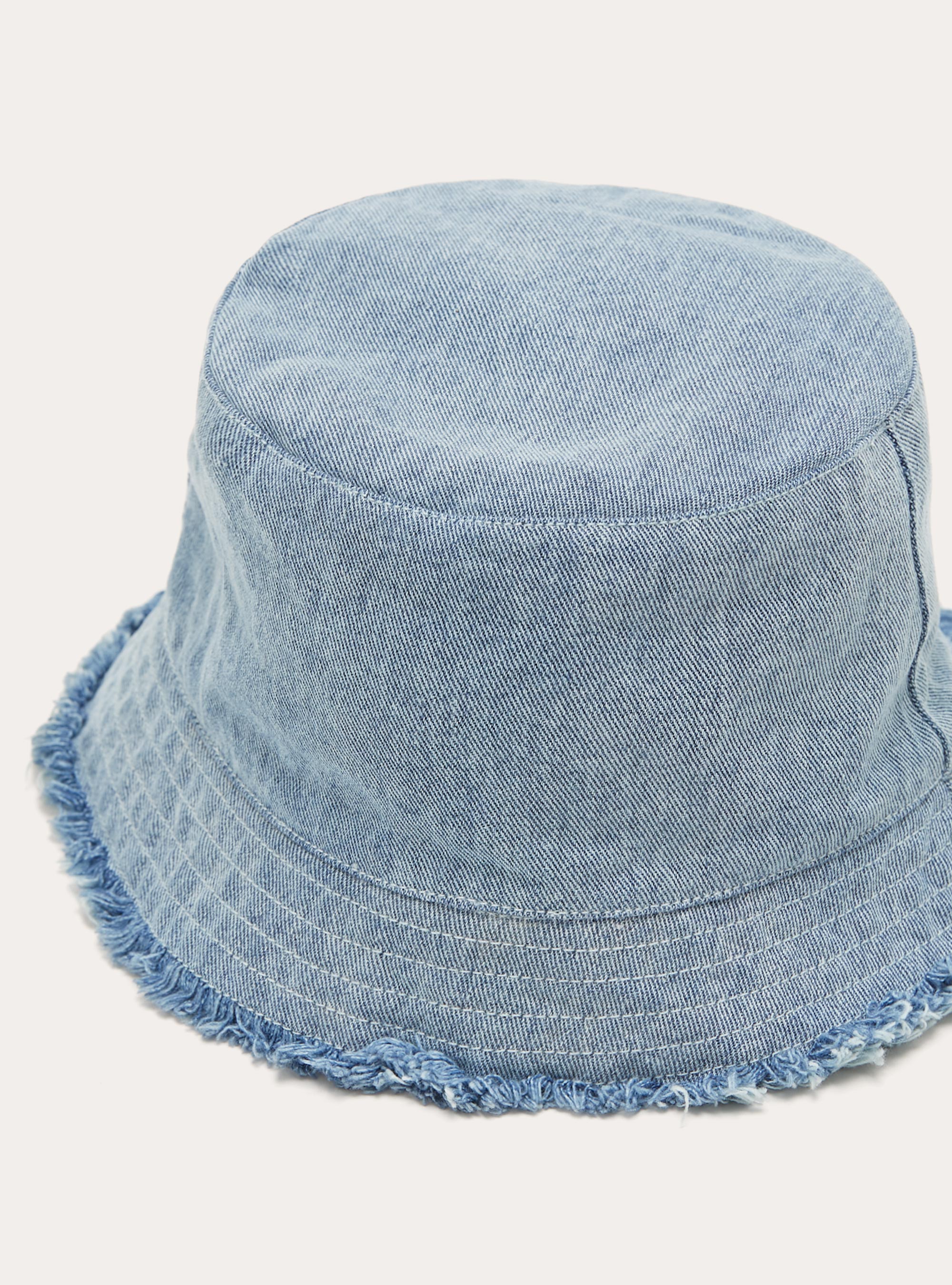 Cappello bucket con ricamo, D007 LIGHT AZURE