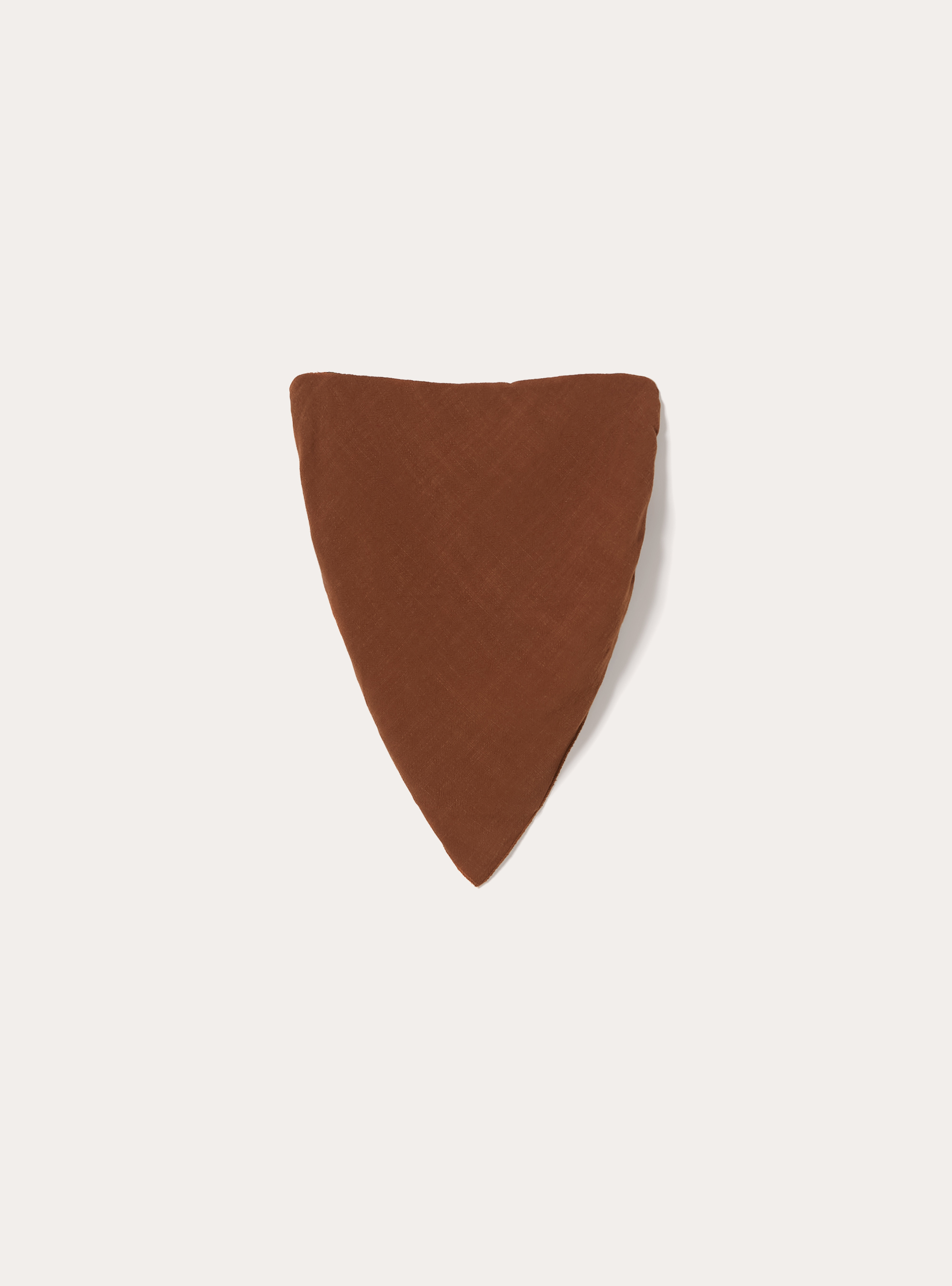 Linen blend bandeau top, TB2 TOBACCO MEDIUM