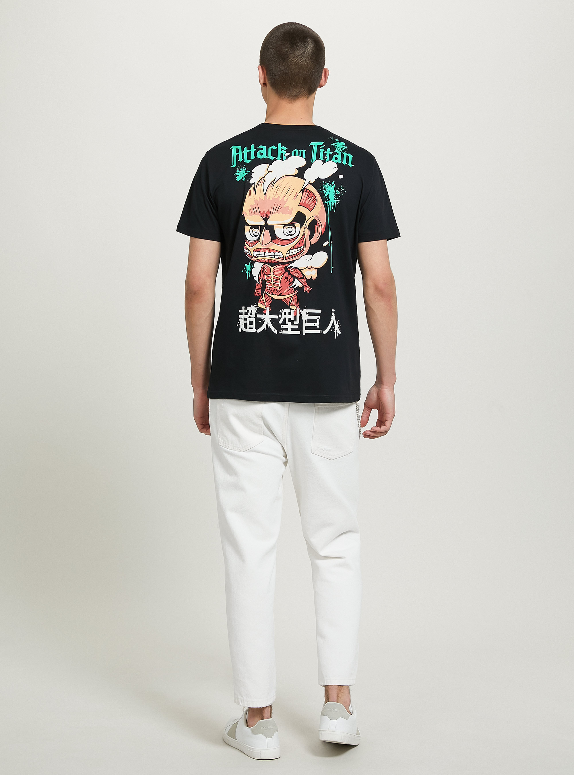 Attack on Titan / Alcott T-shirt, BK1 BLACK