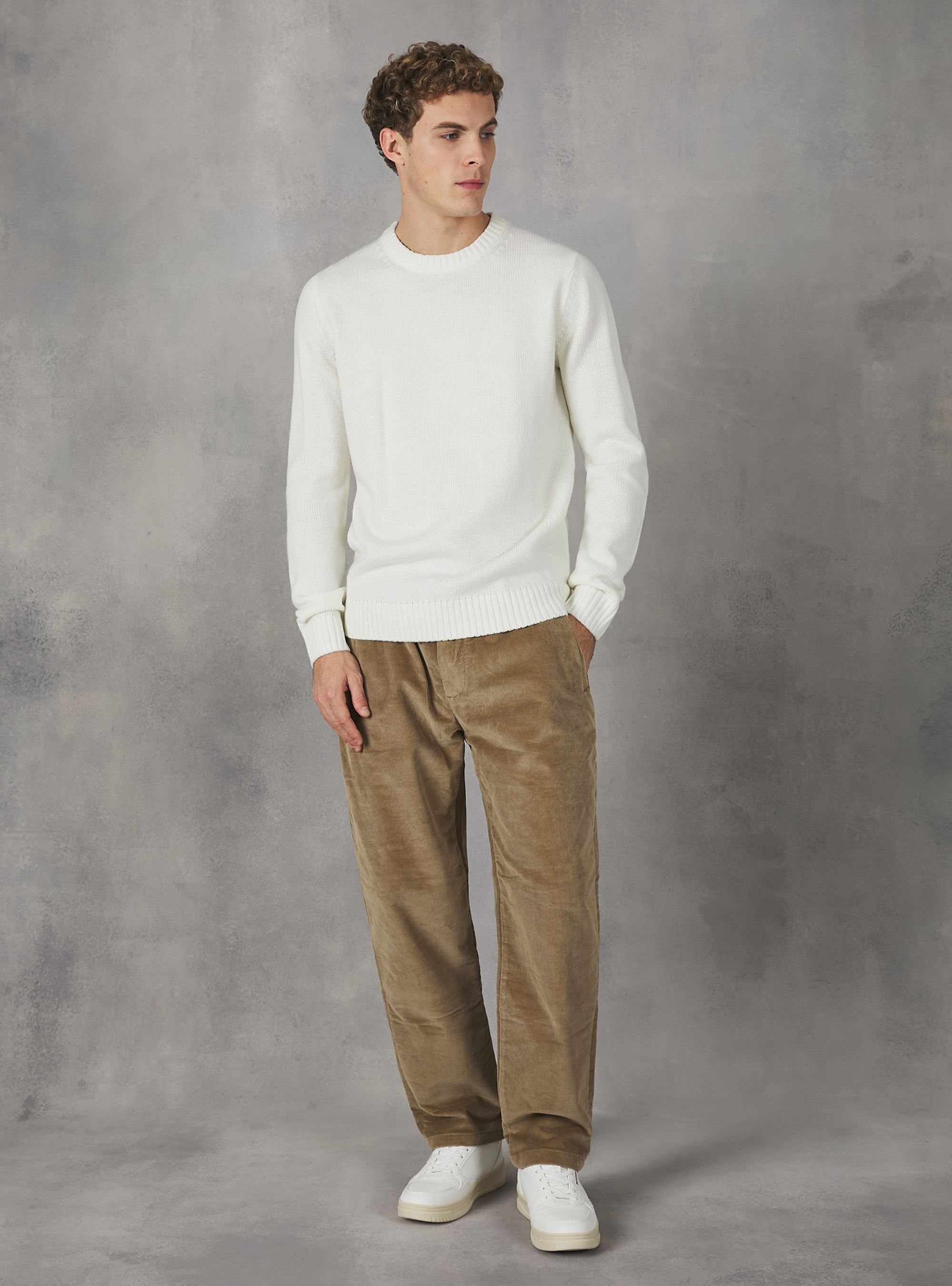 Pullover caldo effetto cachemire, WH2 WHITE