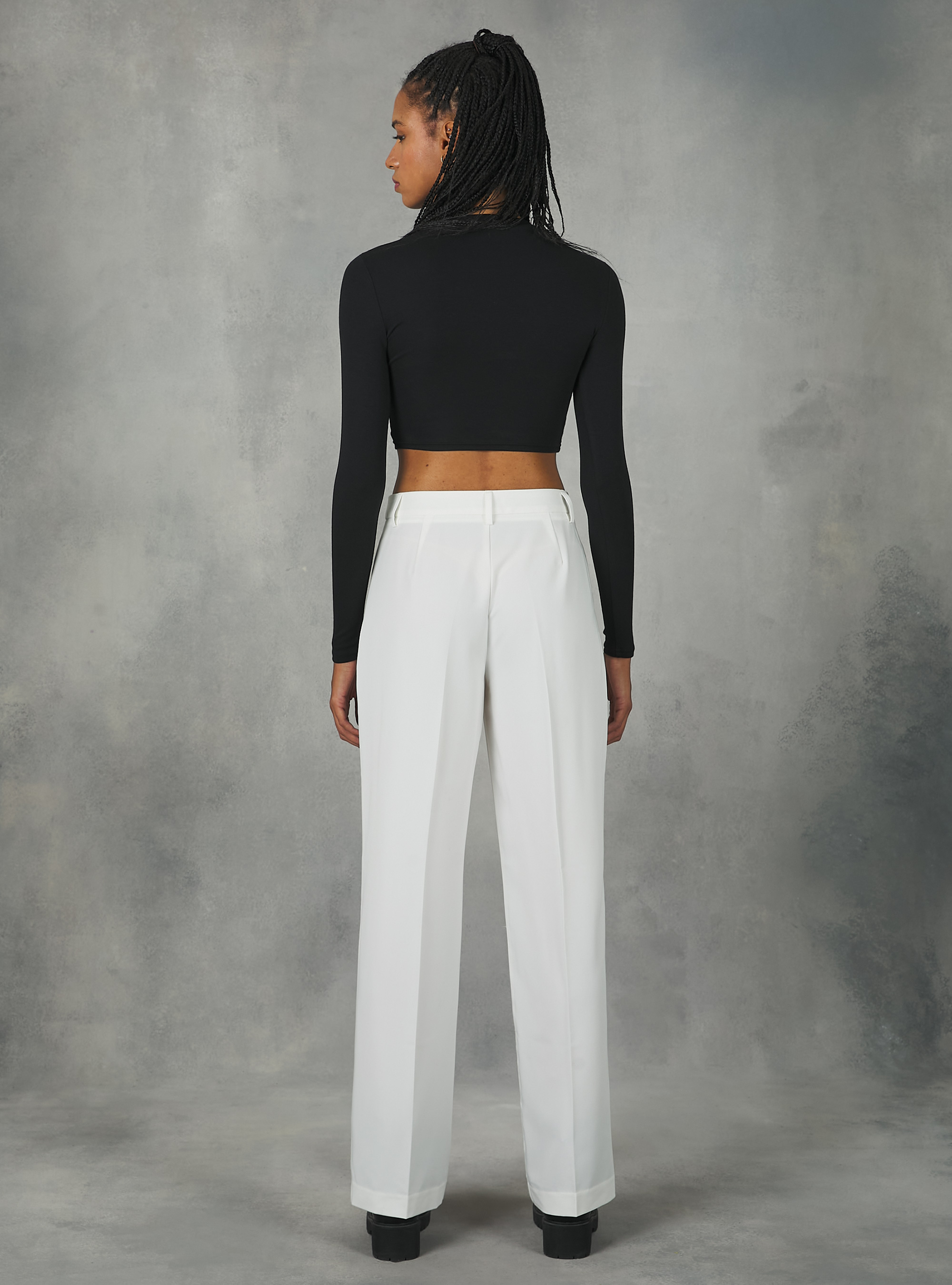 Gerade geschnittene Hose, WH1 OFF WHITE