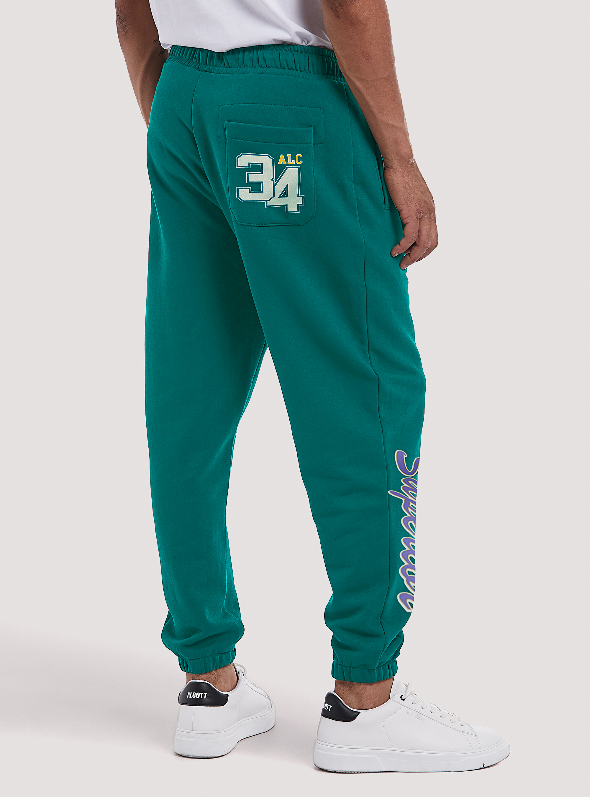 Jogger trousers The Rabbit Collection, OB1 BLUE OIL DARK