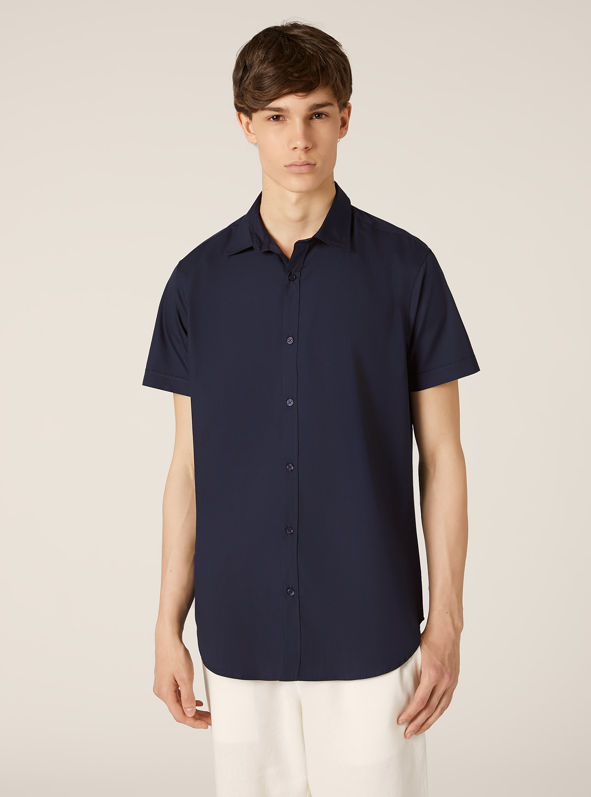 Kurzärmeliges Hemd, BL2 BLUE MEDIUM