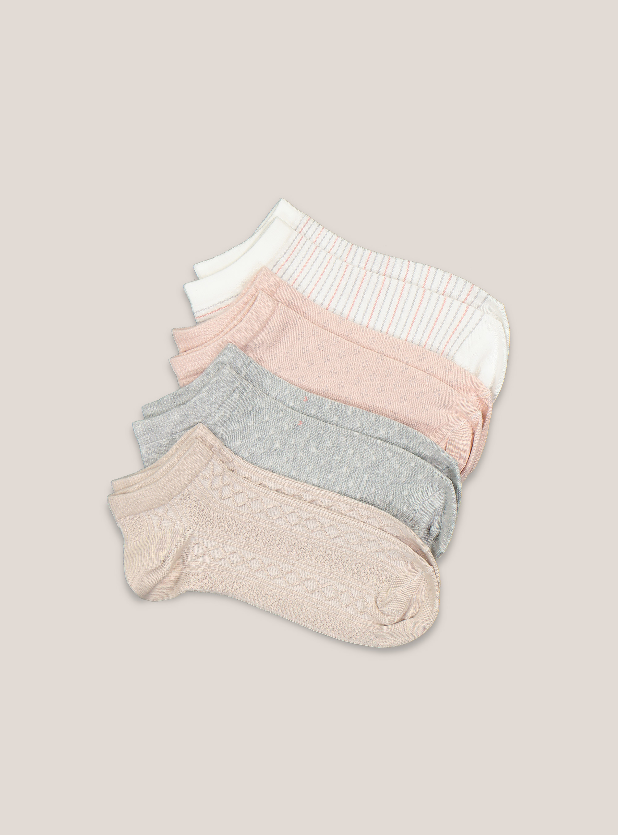 Set of 4 pairs of patterned socks, FANCY