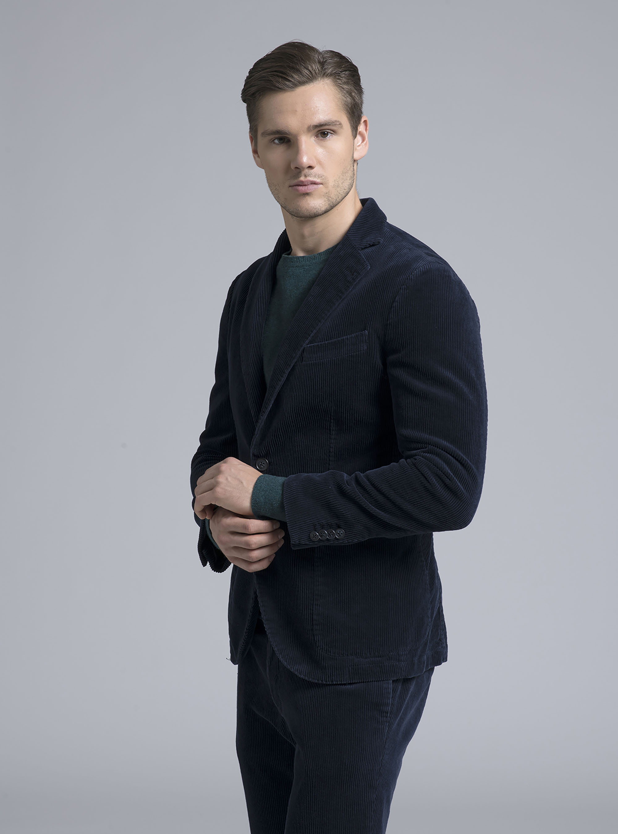 Giacca in velluto, BLUE NAVY